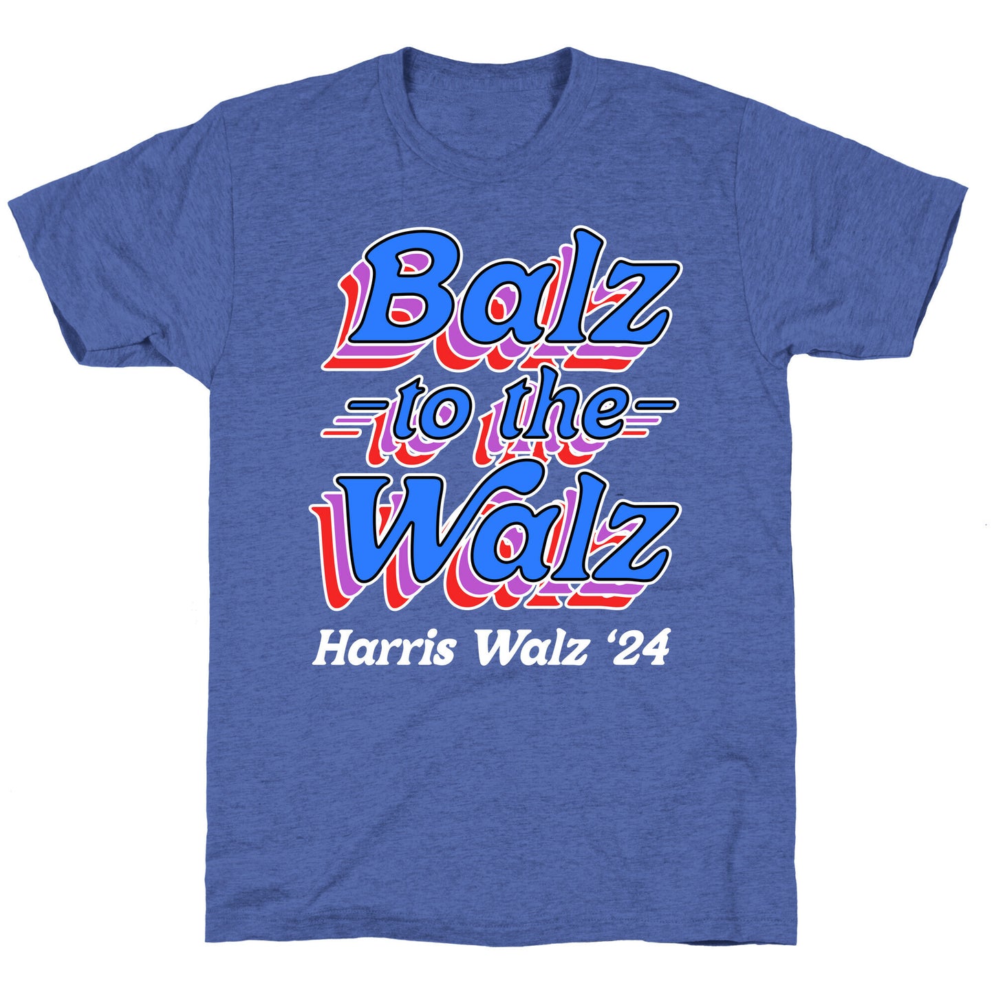 Balz to the Walz \(Harris Walz 2024\) Unisex Triblend Tee