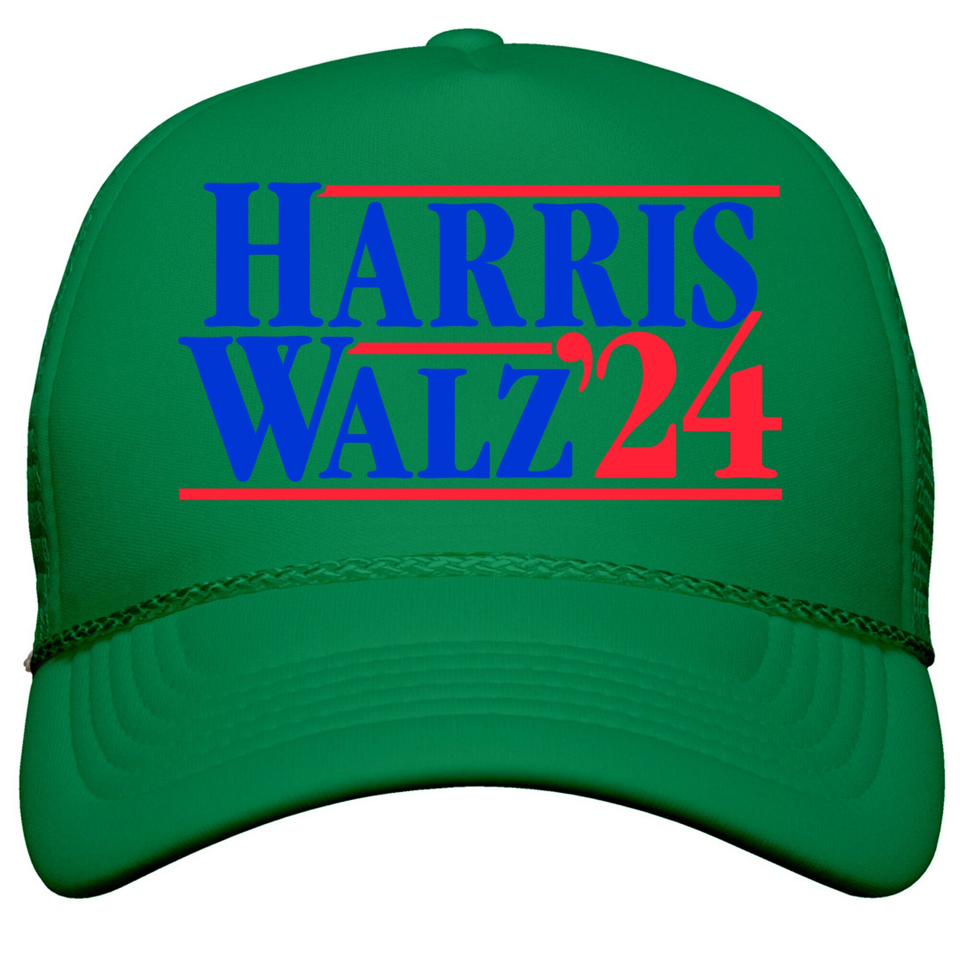 Harris Walz 2024 Blue Snapback Trucker Hat