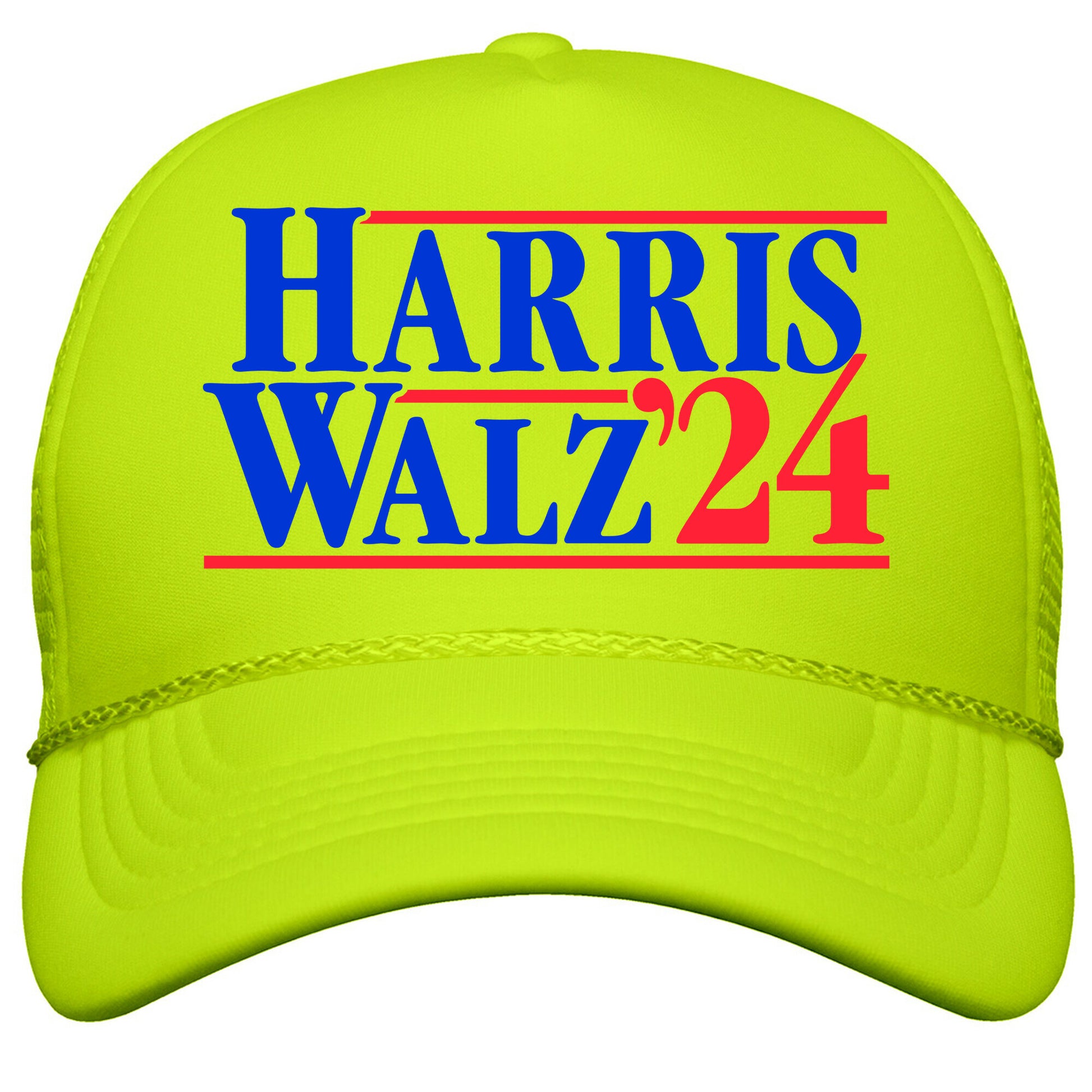 Harris Walz 2024 Blue Snapback Trucker Hat
