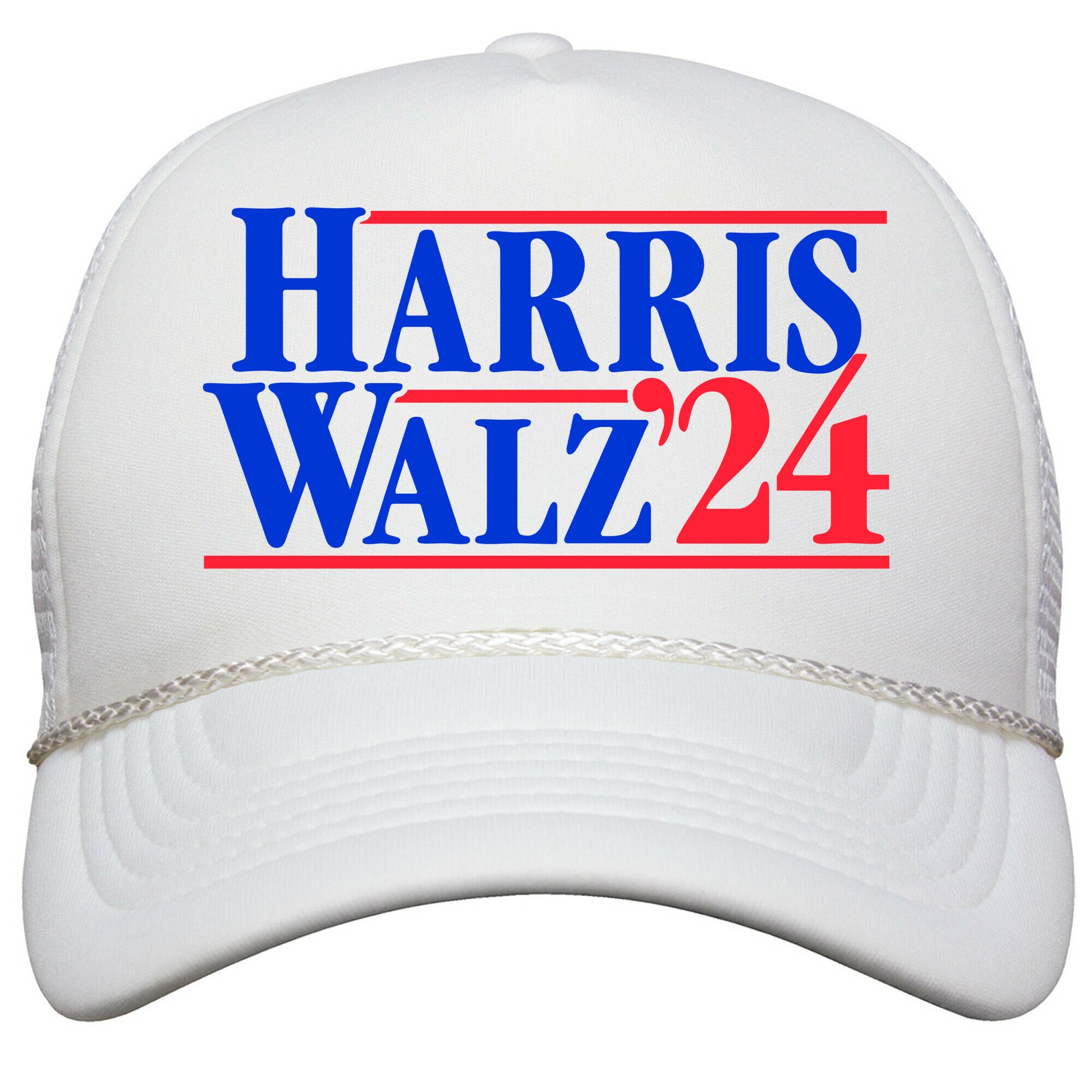 Harris Walz 2024 Blue Snapback Trucker Hat