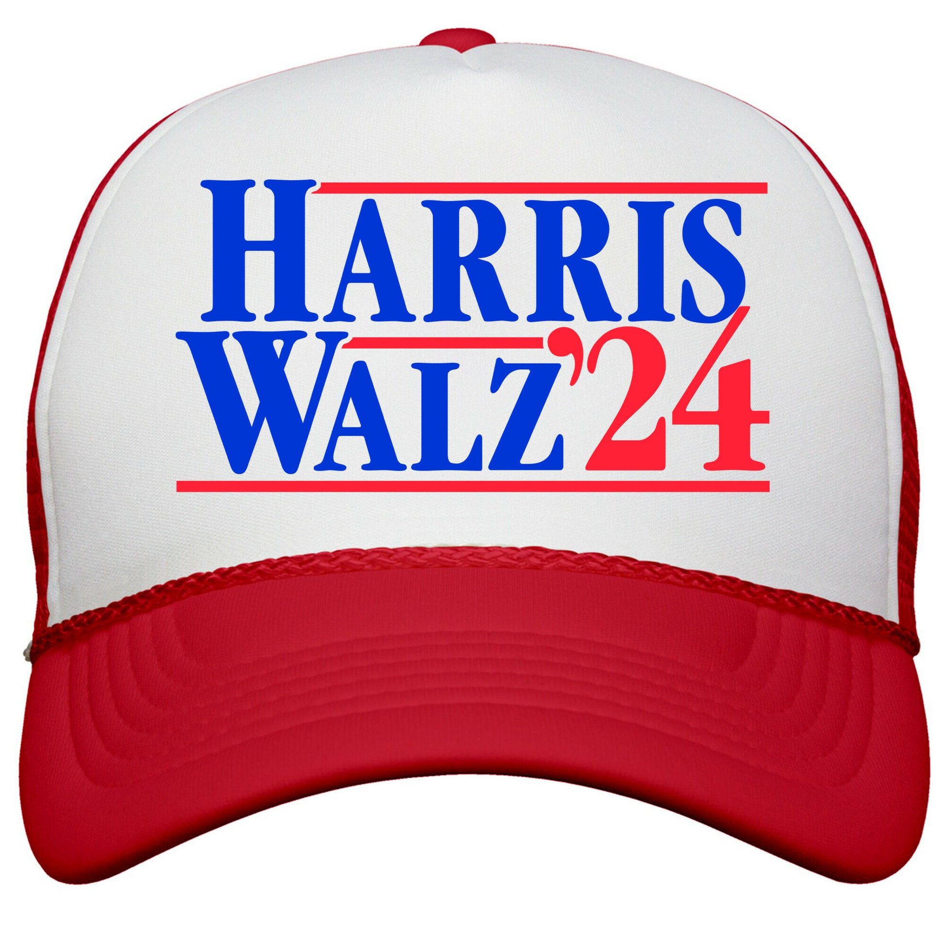 Harris Walz 2024 Blue Snapback Trucker Hat