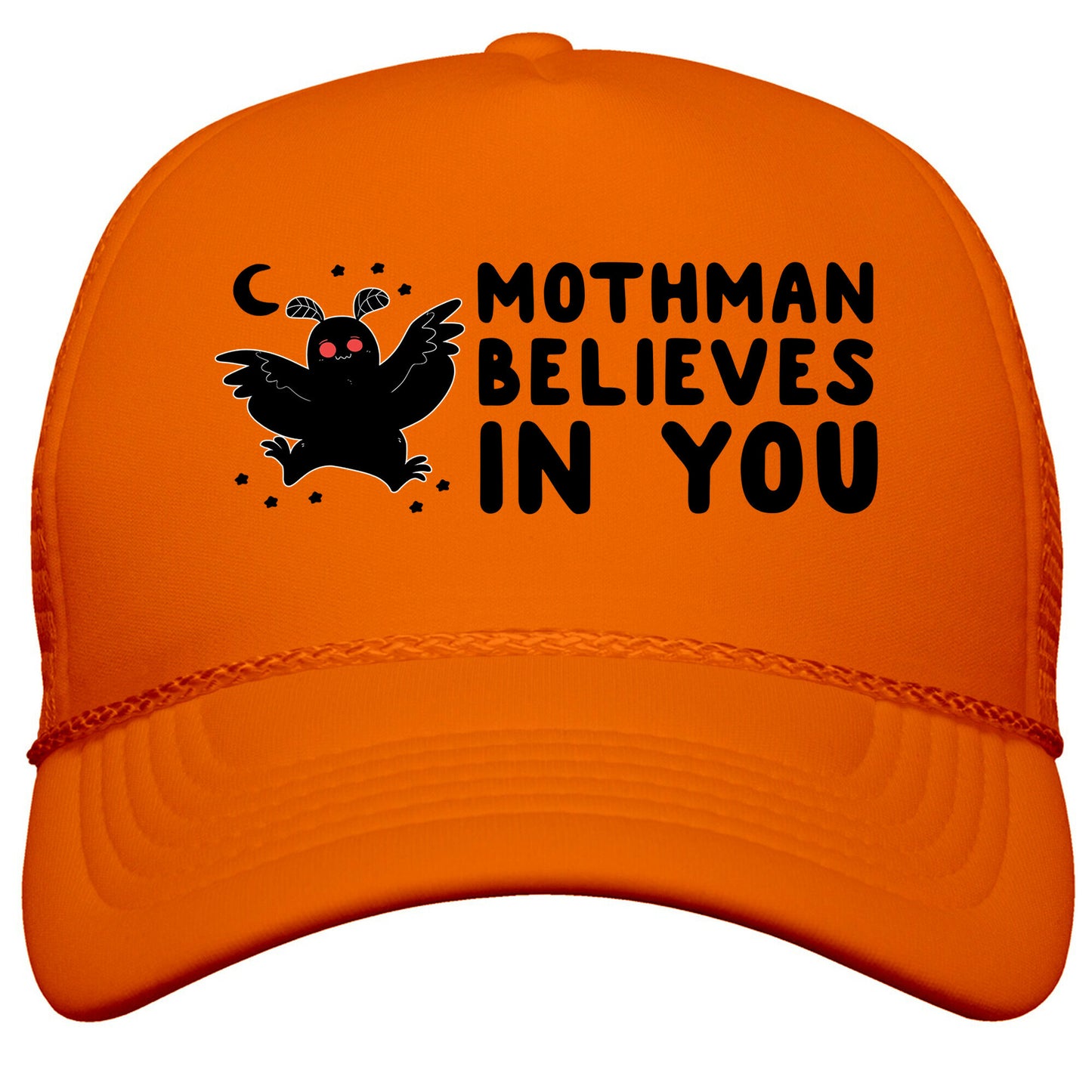 Mothman Believes in You Snapback Trucker Hat
