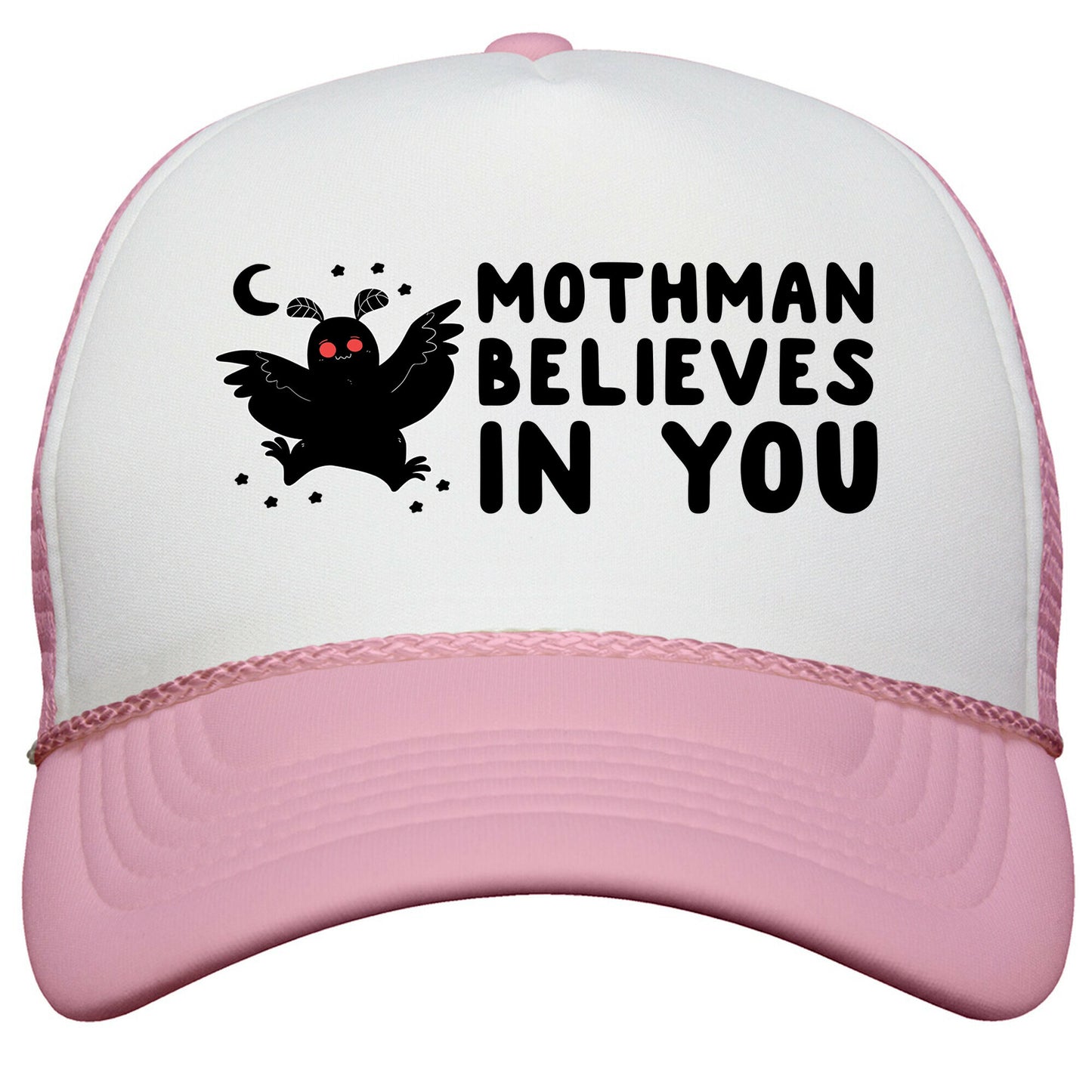 Mothman Believes in You Snapback Trucker Hat