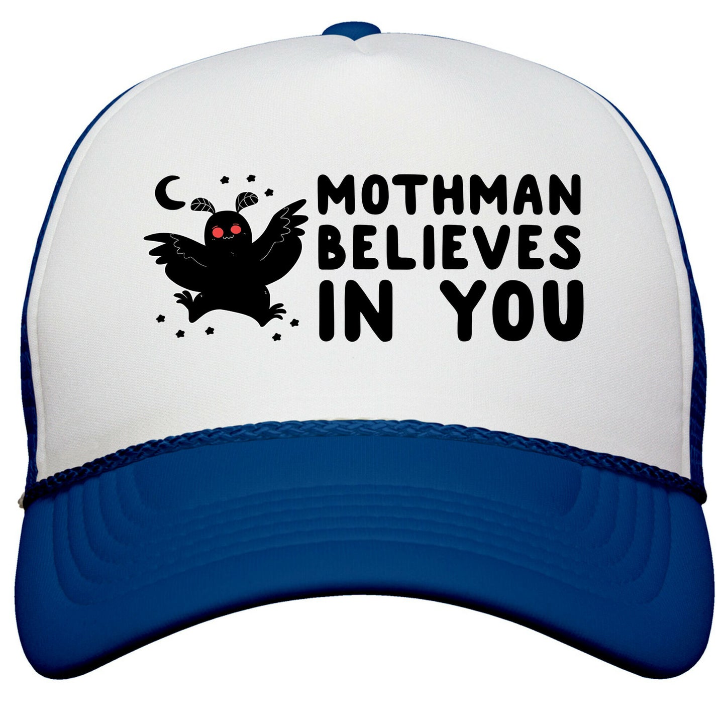 Mothman Believes in You Snapback Trucker Hat
