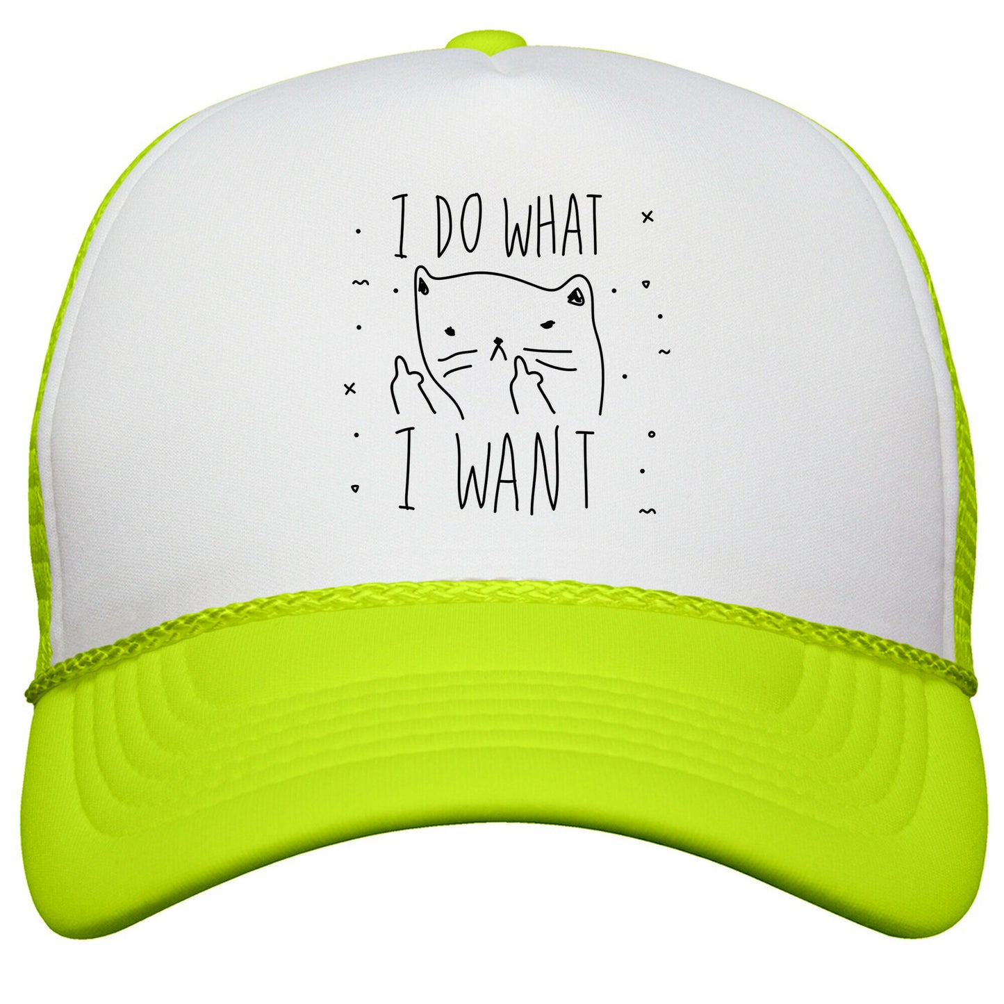 I Do What I Want Cat Snapback Trucker Hat