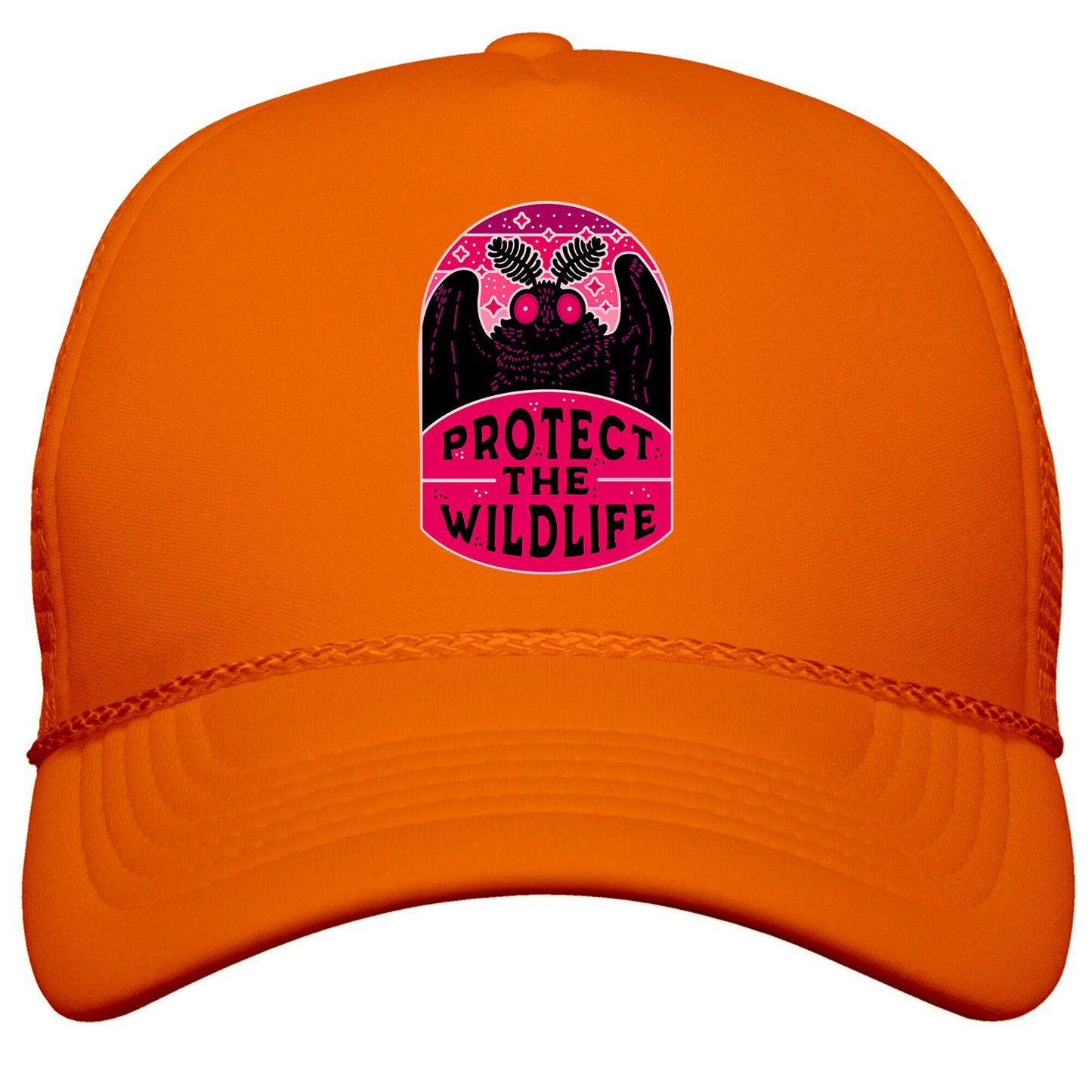 Protect the Wildlife \(Mothman\) Snapback Trucker Hat