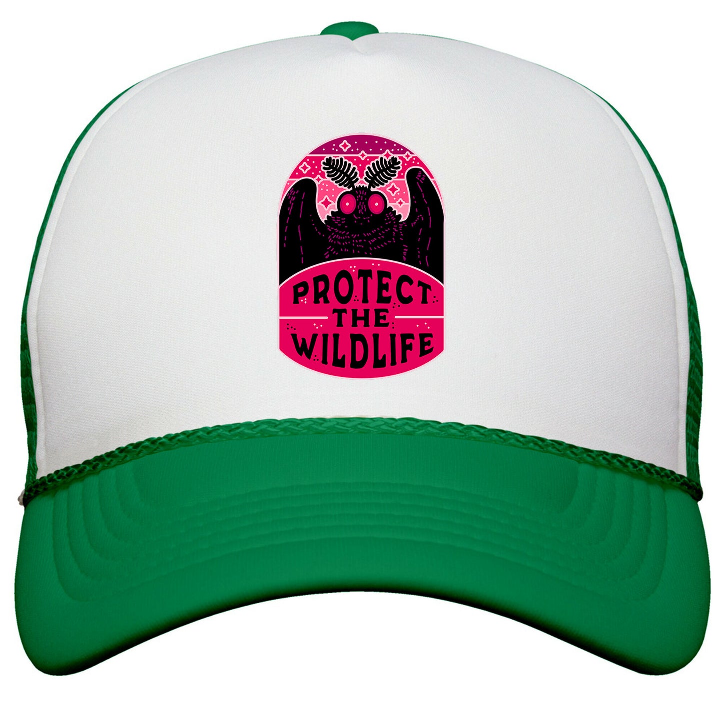 Protect the Wildlife \(Mothman\) Snapback Trucker Hat