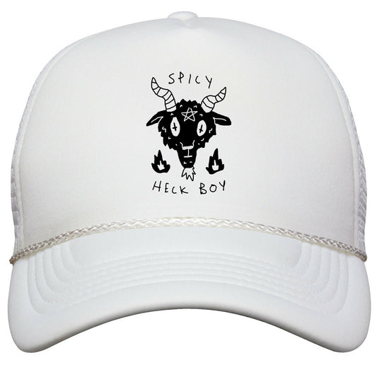 Spicy Heck Boy Satan Snapback Trucker Hat