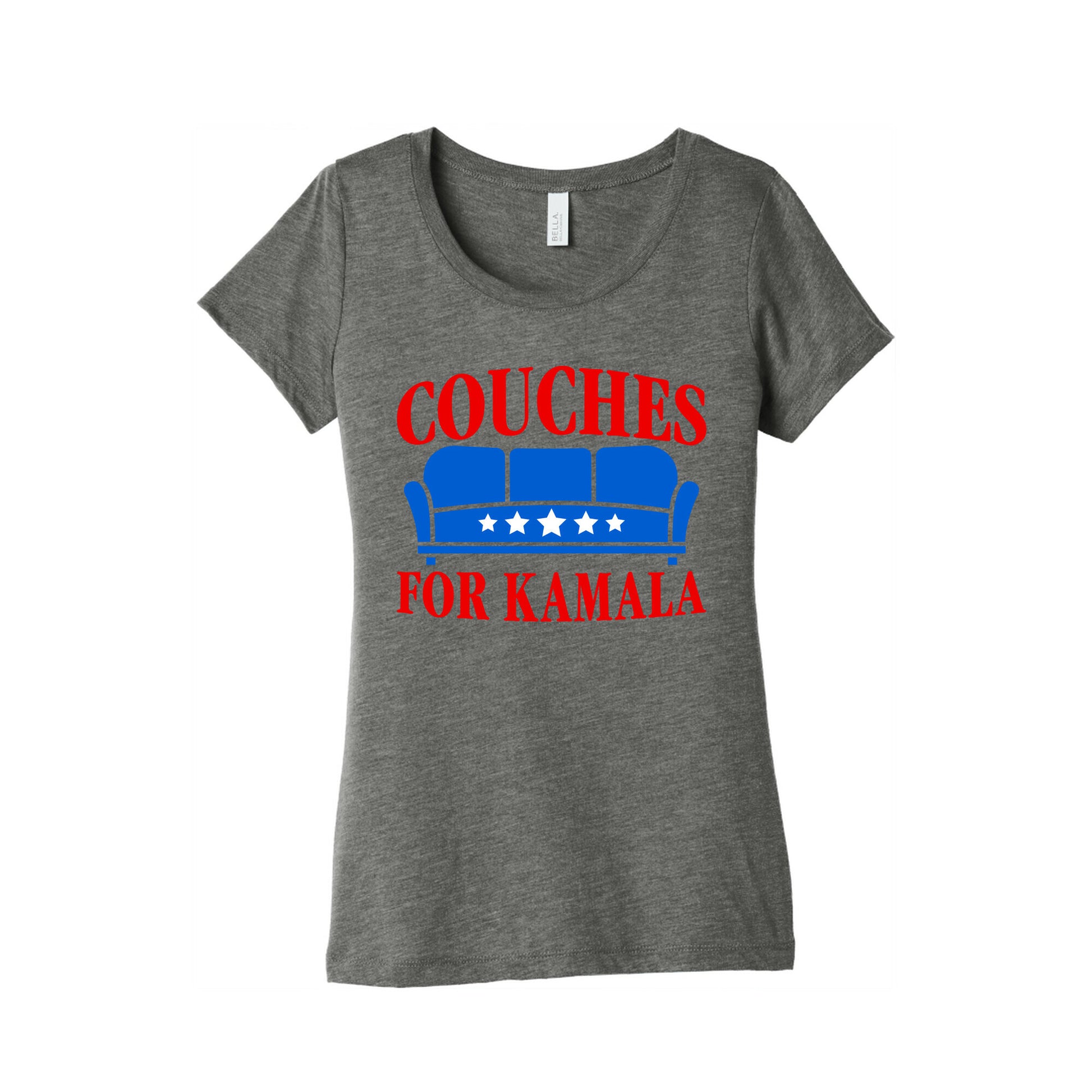 Couches For Kamala Womens Triblend Tee