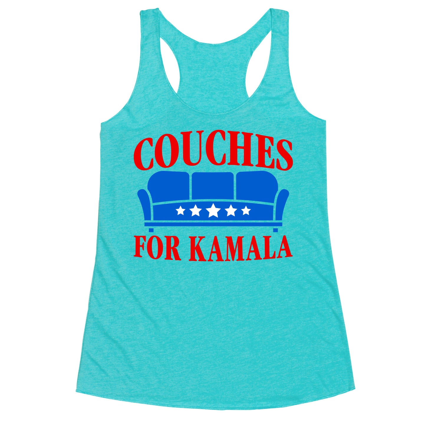 Couches For Kamala Racerback Tank