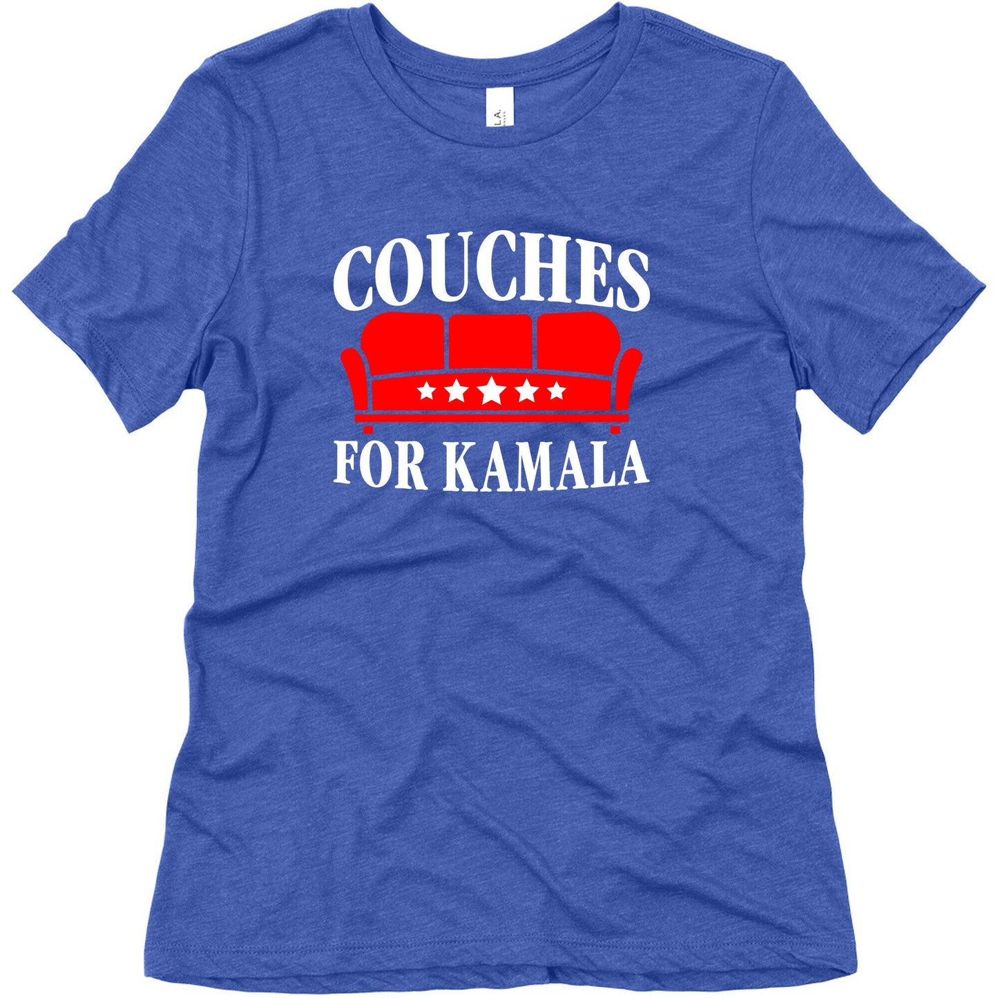 Couches For Kamala Womens Triblend Tee