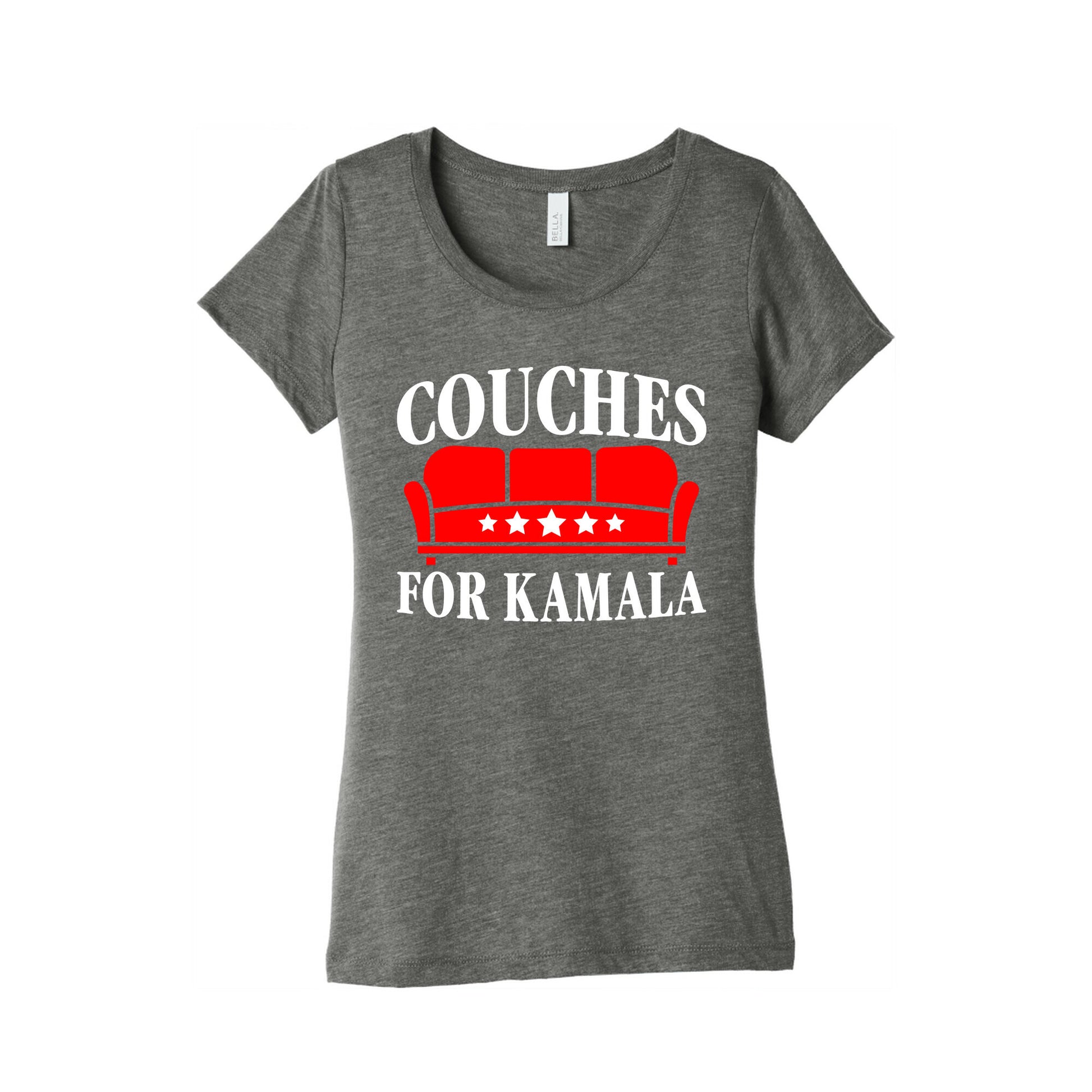 Couches For Kamala Womens Triblend Tee
