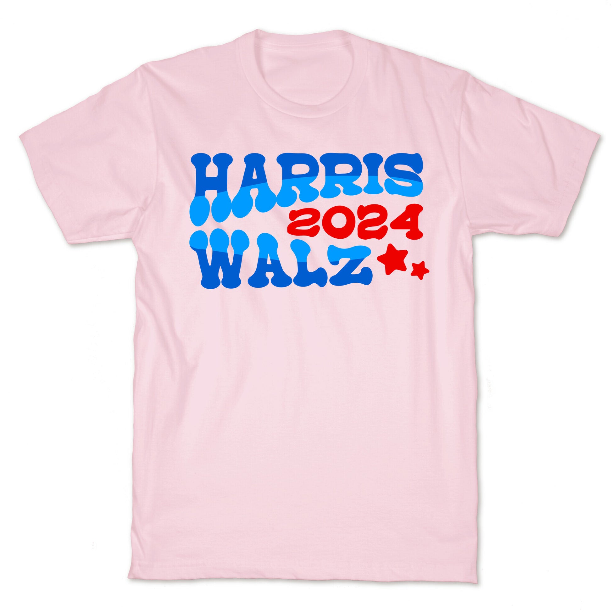 Harris Walz 2024 Retro Text T-Shirt