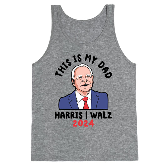 This Is My Dad Tim Walz Tank Top