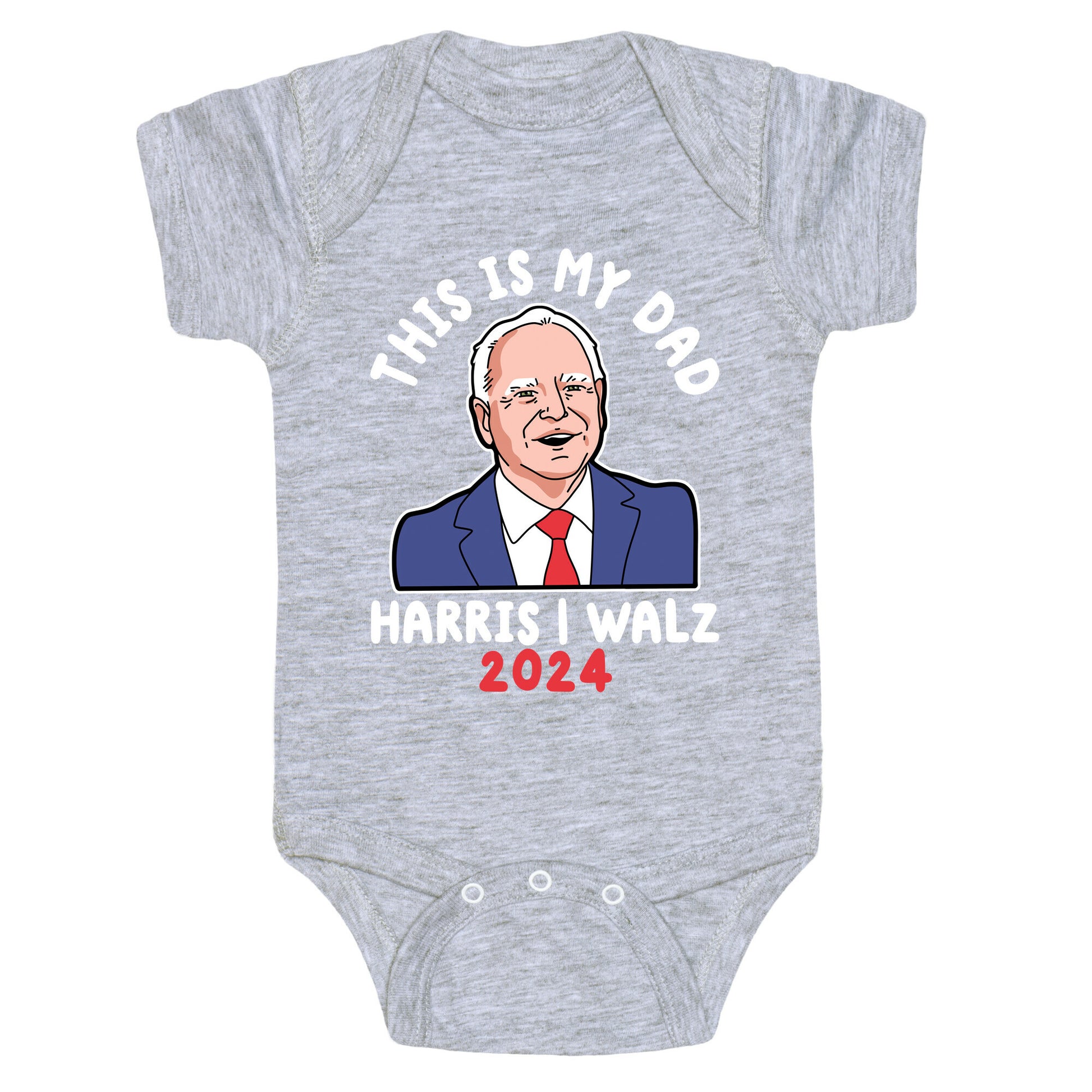 This Is My Dad Tim Walz Baby One-Piece