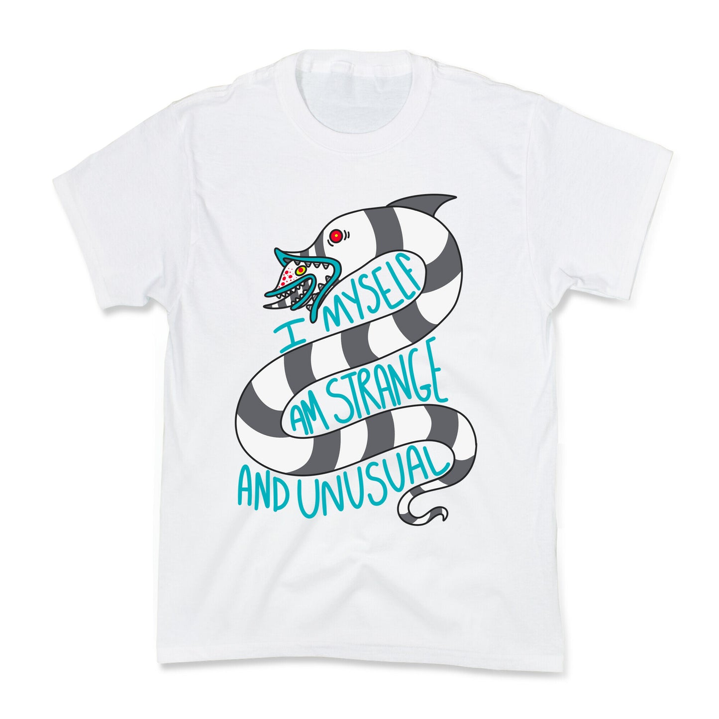 I Myself Am Strange and Unusual Kids Tee