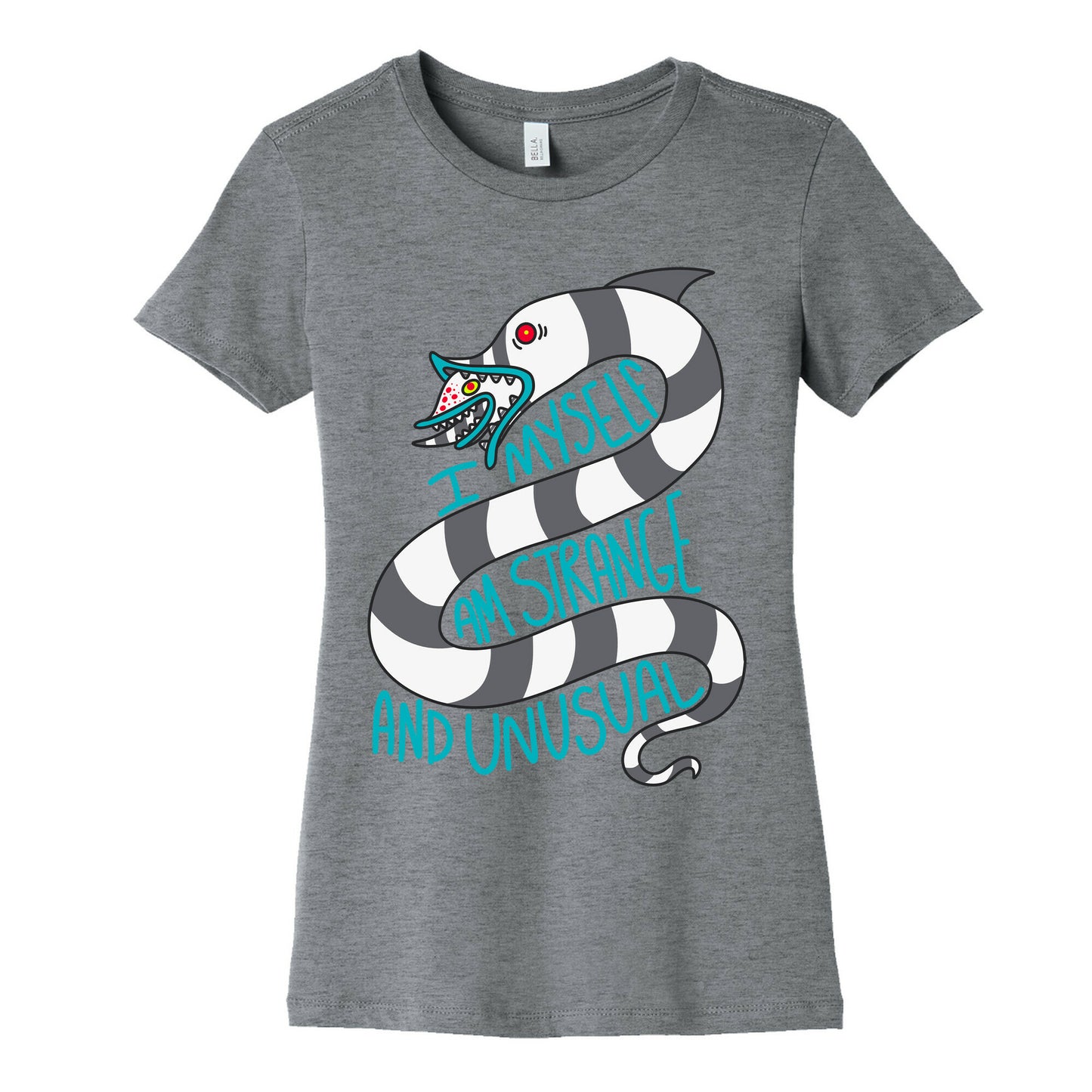 I Myself Am Strange and Unusual Womens Cotton Tee