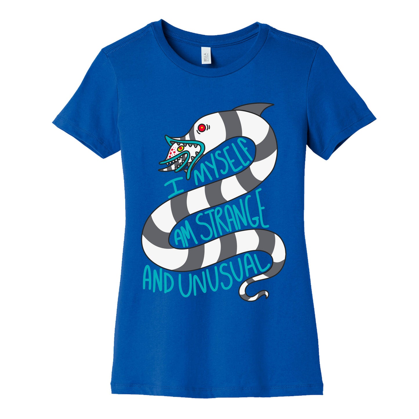 I Myself Am Strange and Unusual Womens Cotton Tee