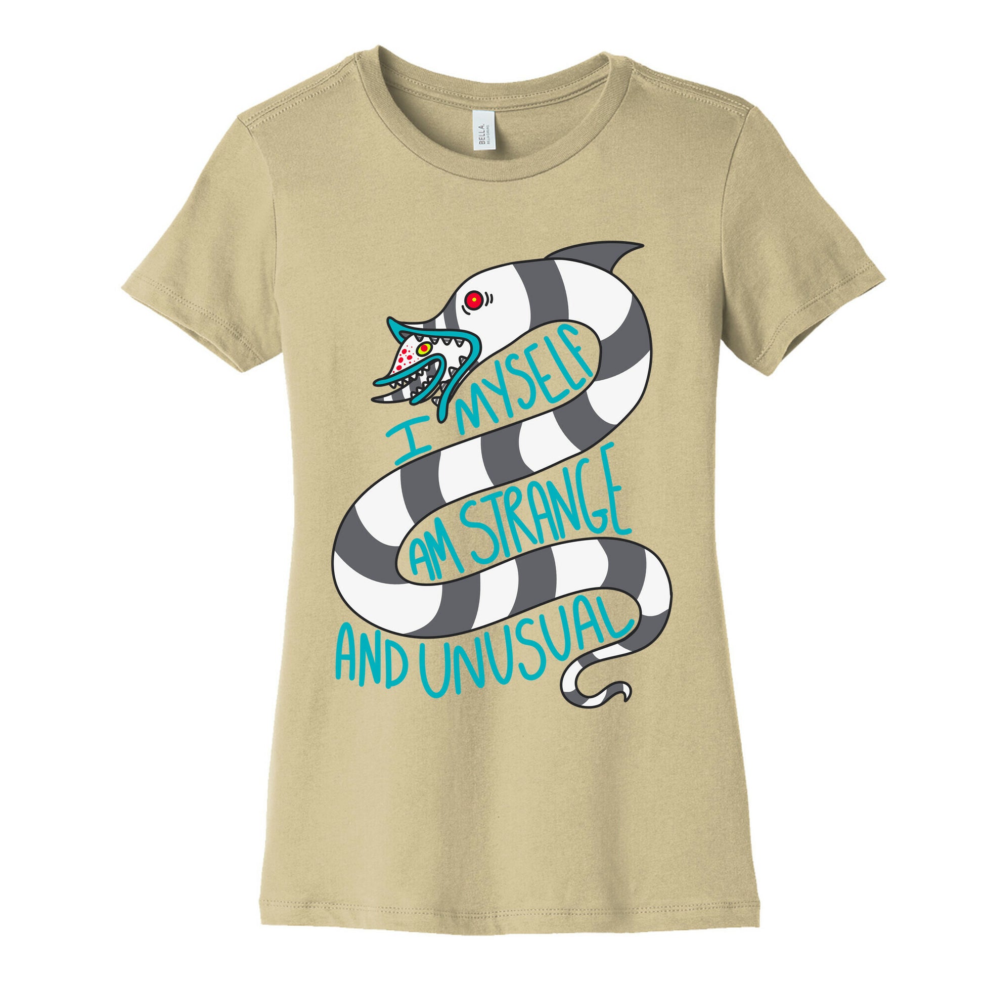 I Myself Am Strange and Unusual  Womens Cotton Tee