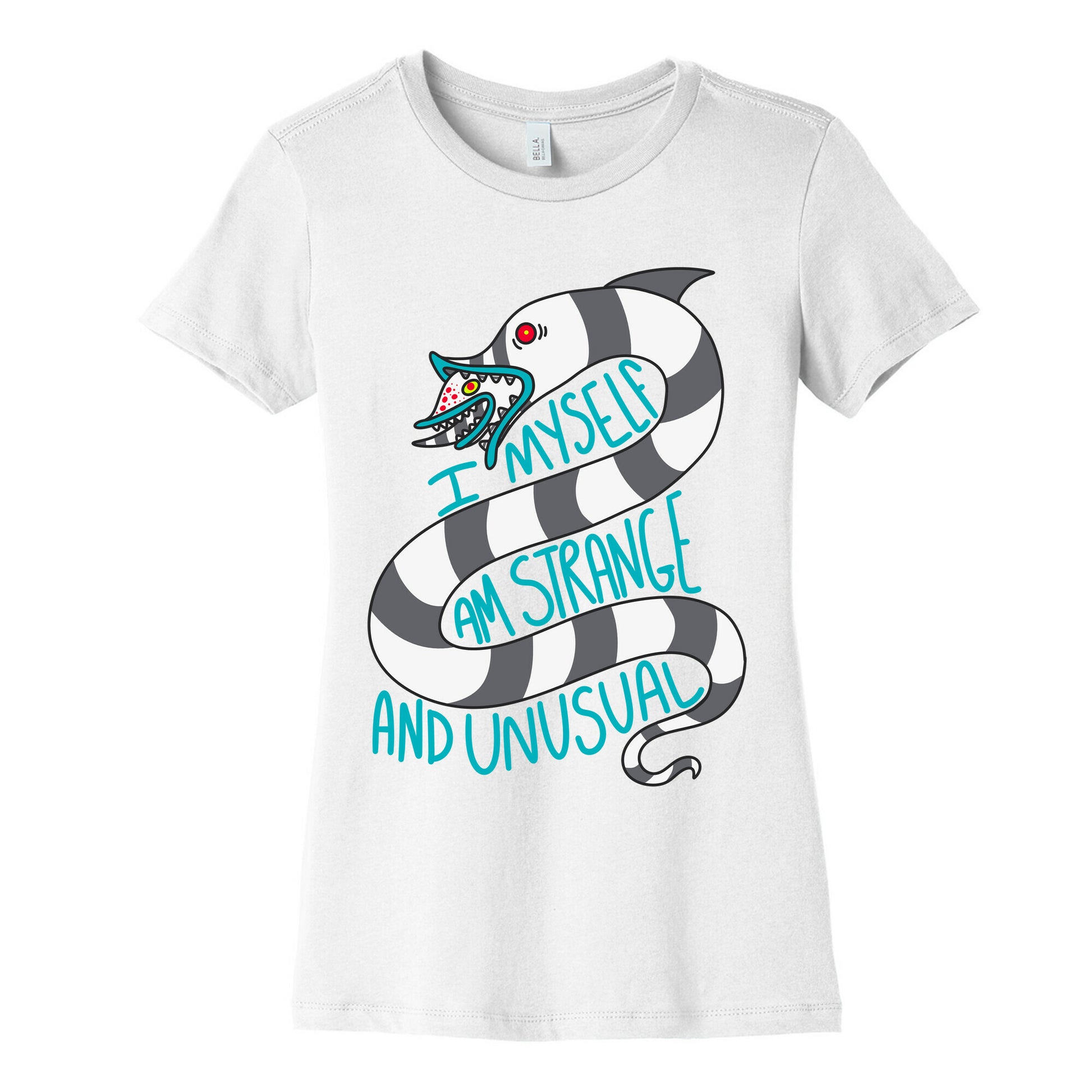 I Myself Am Strange and Unusual  Womens Cotton Tee