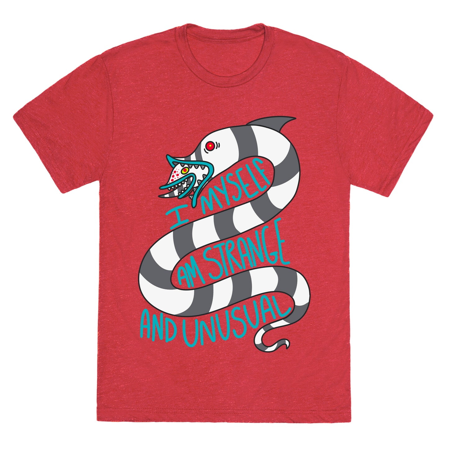I Myself Am Strange and Unusual Unisex Triblend Tee