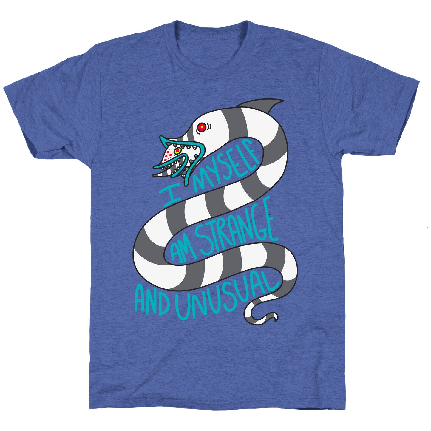 I Myself Am Strange and Unusual Unisex Triblend Tee