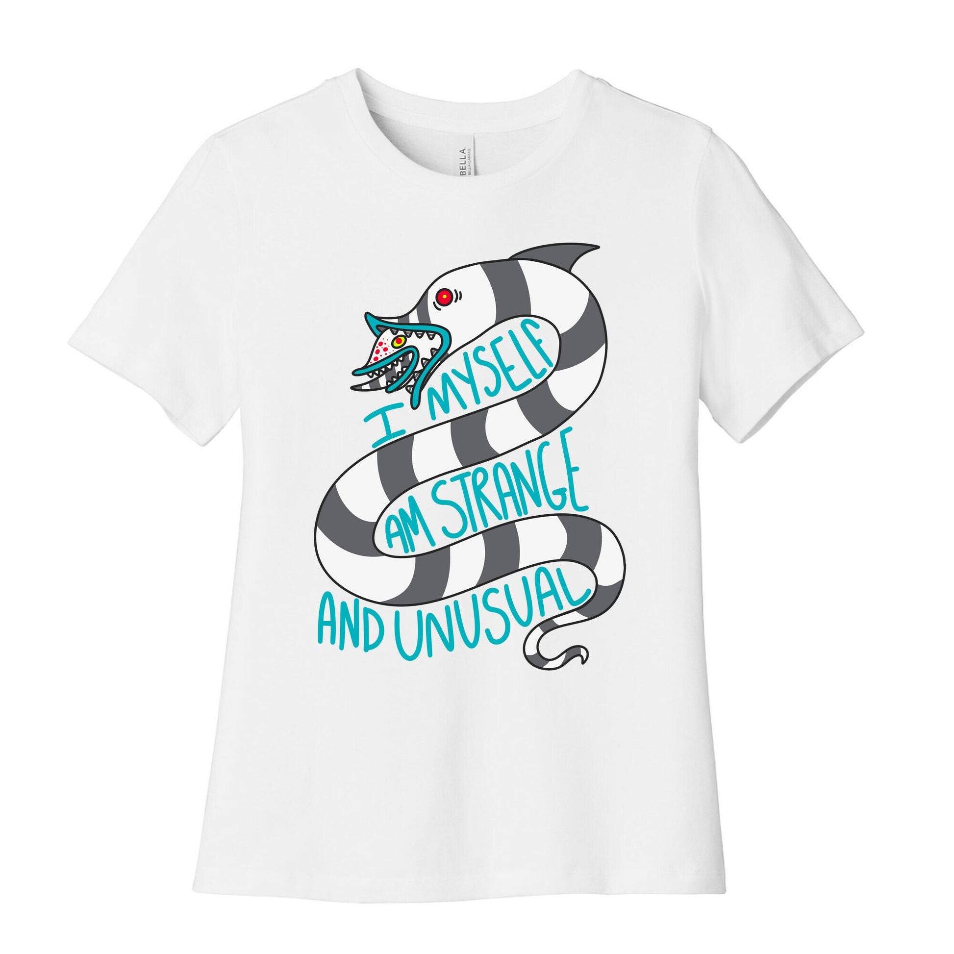 I Myself Am Strange and Unusual  Womens Cotton Tee