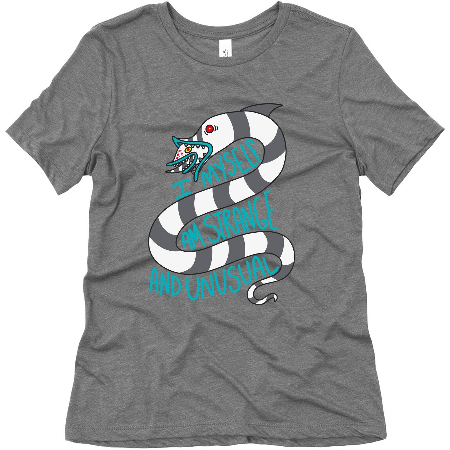I Myself Am Strange and Unusual Womens Triblend Tee