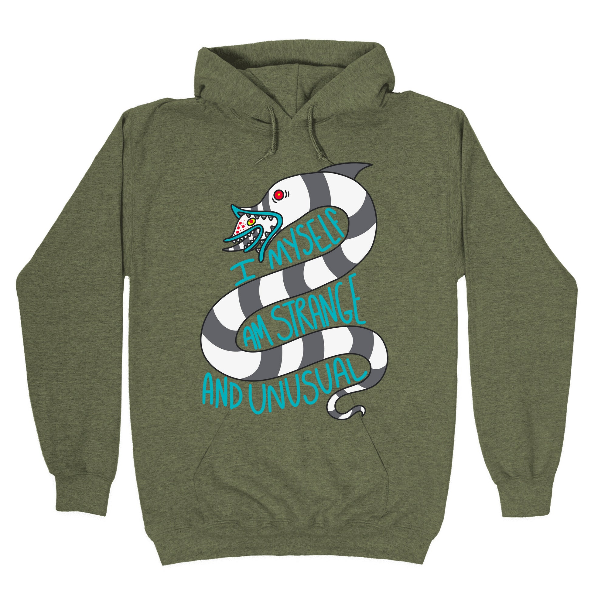 I Myself Am Strange and Unusual  Hoodie