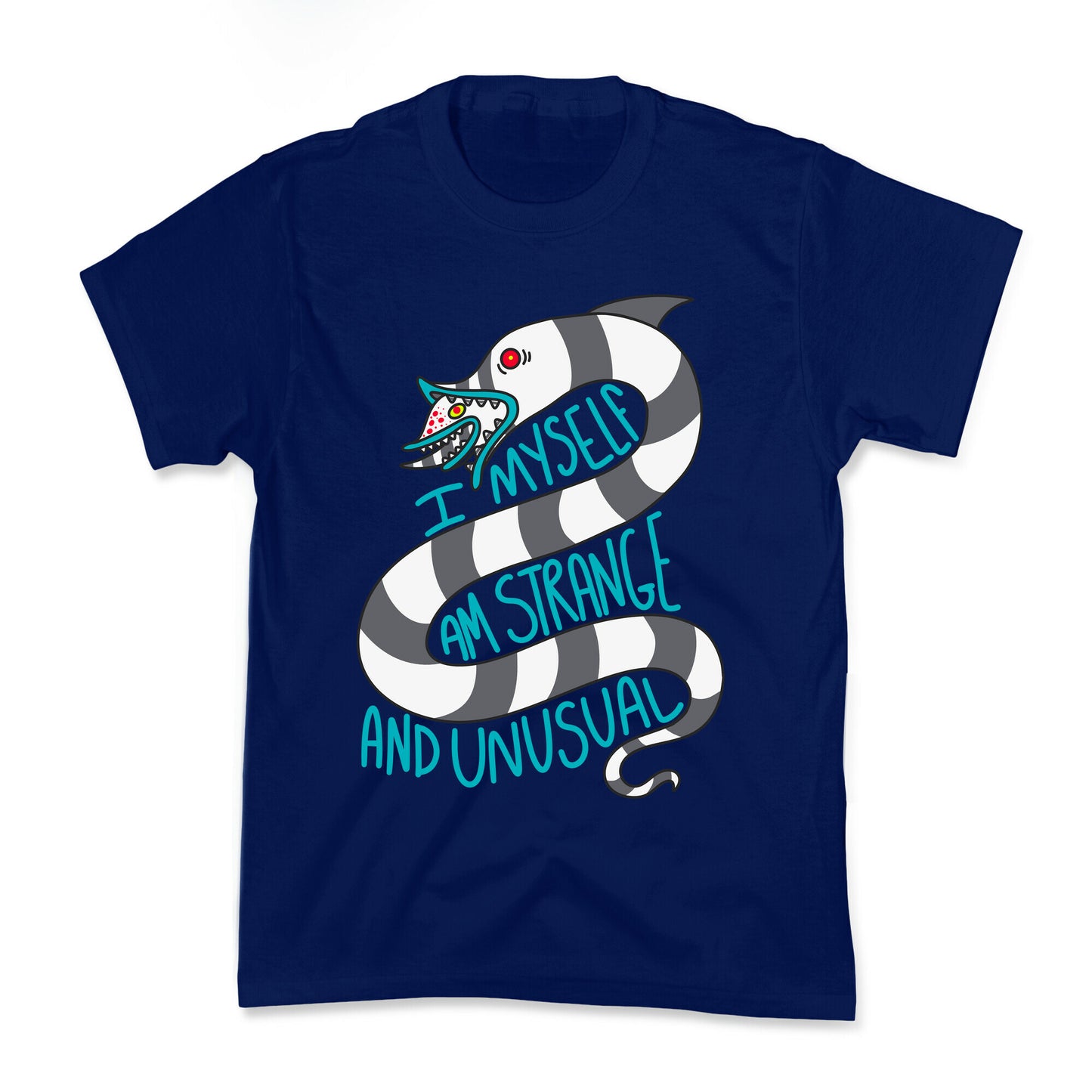 I Myself Am Strange and Unusual Kids Tee