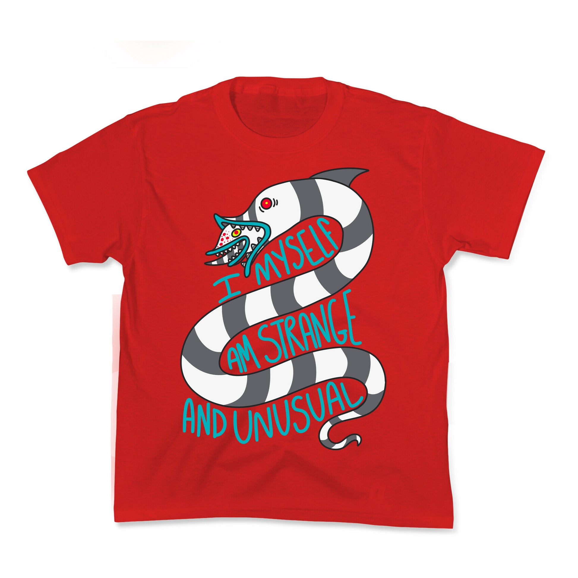 I Myself Am Strange and Unusual  Kids Tee