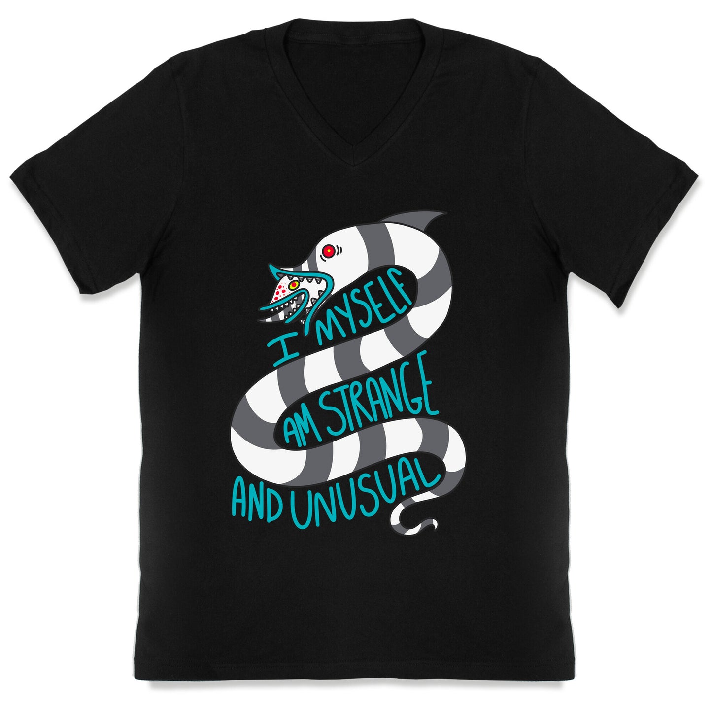 I Myself Am Strange and Unusual V-Neck