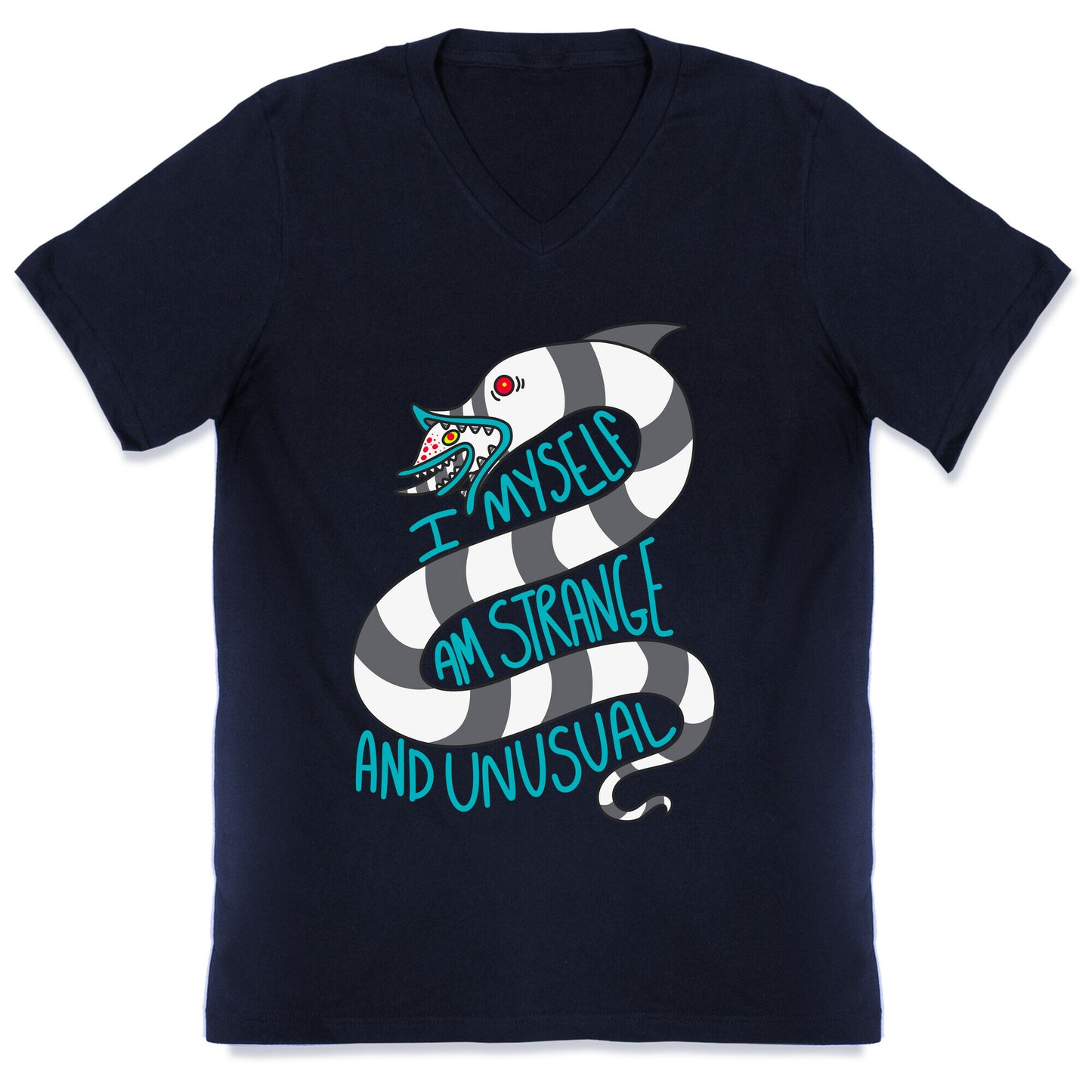 I Myself Am Strange and Unusual V-Neck