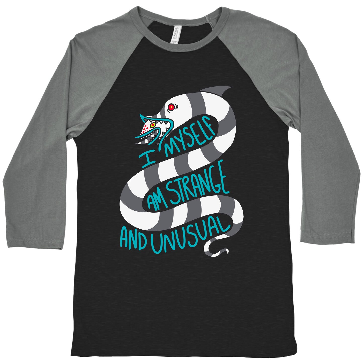 I Myself Am Strange and Unusual Baseball Tee