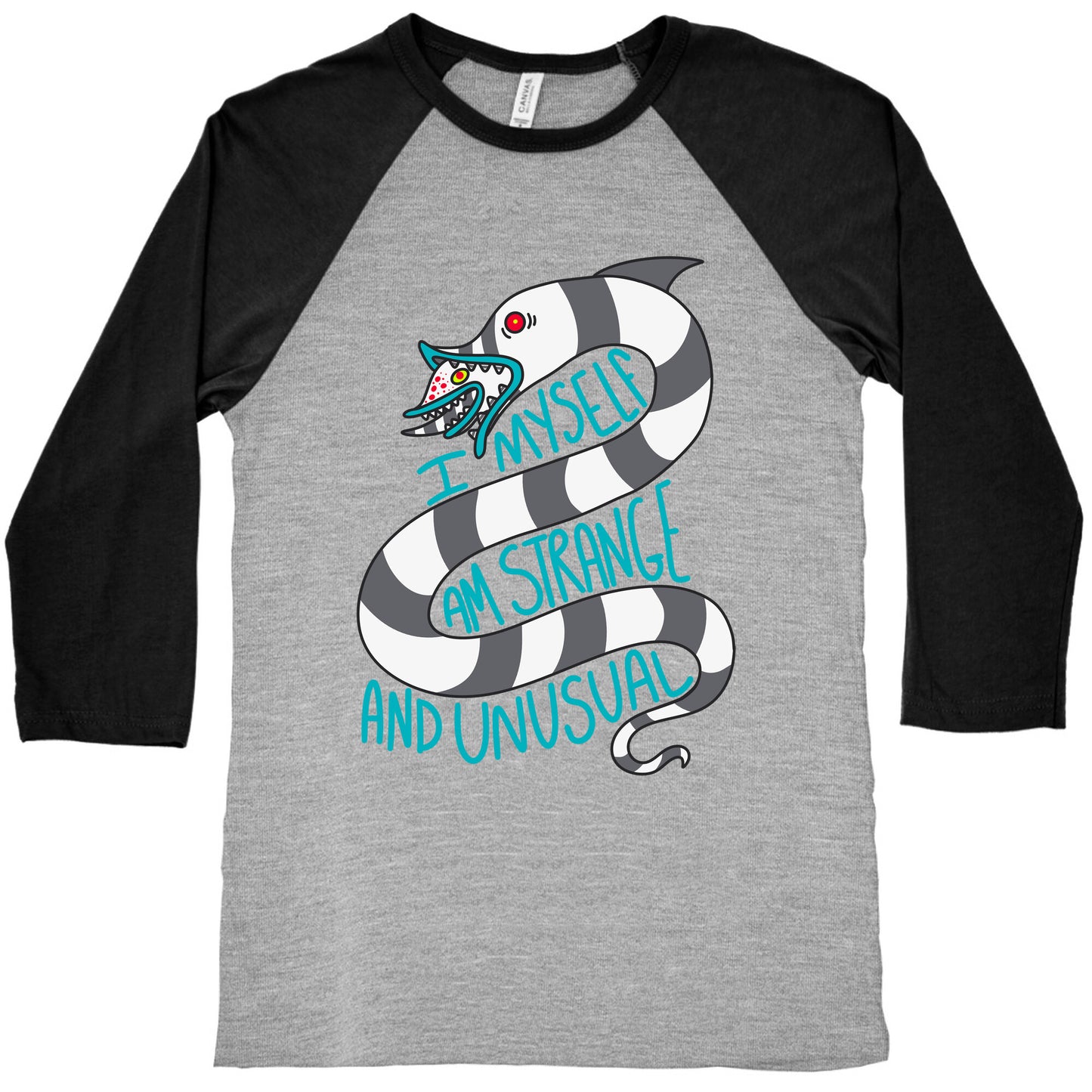 I Myself Am Strange and Unusual Baseball Tee