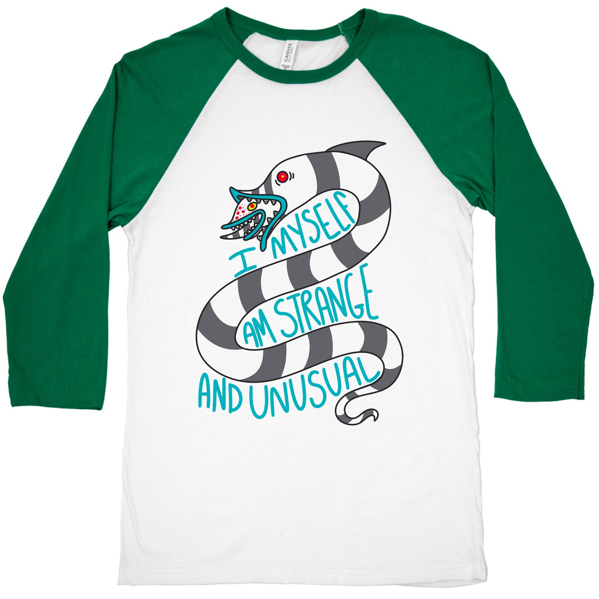 I Myself Am Strange and Unusual  Baseball Tee