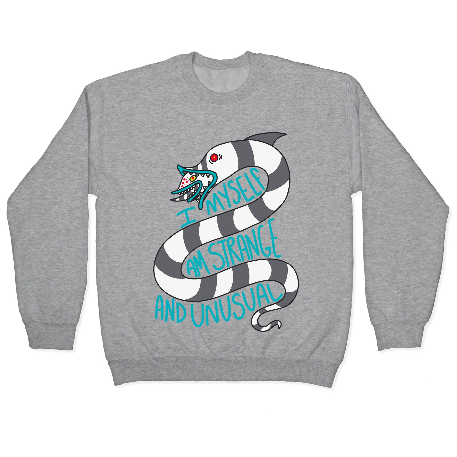 I Myself Am Strange and Unusual  Crewneck Sweatshirt