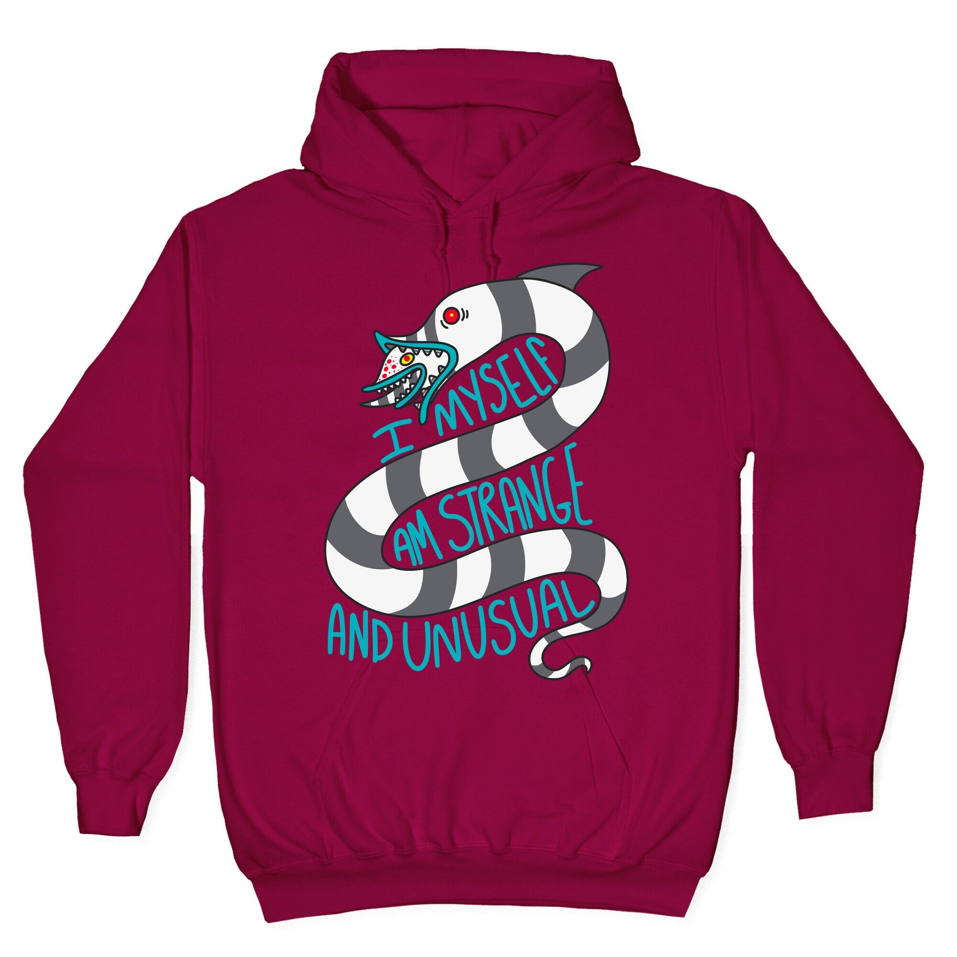 I Myself Am Strange and Unusual  Hoodie