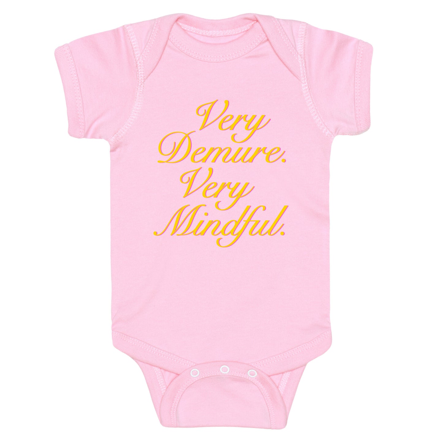 Very Demure. Very Mindful. Baby One-Piece