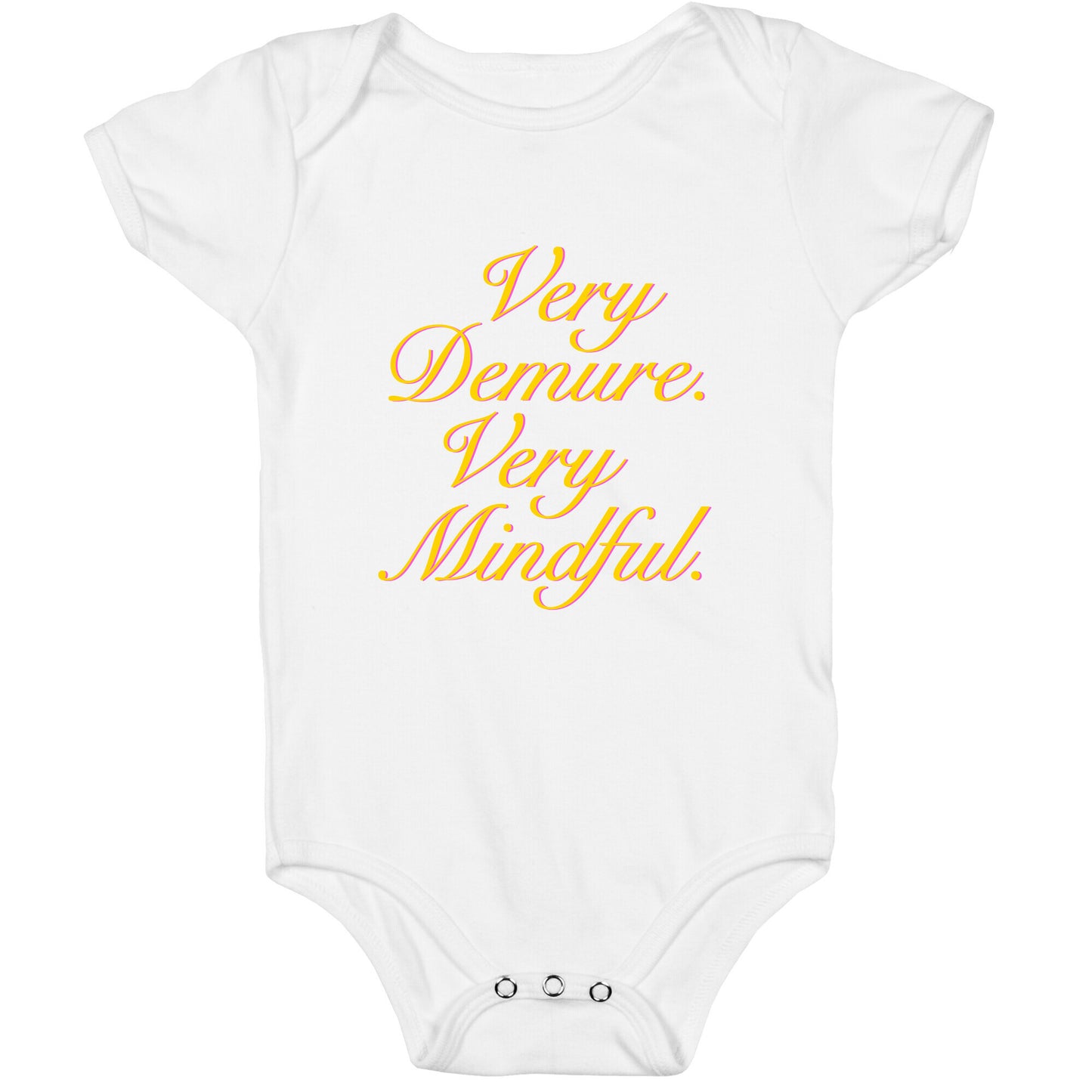 Very Demure. Very Mindful. Baby One-Piece