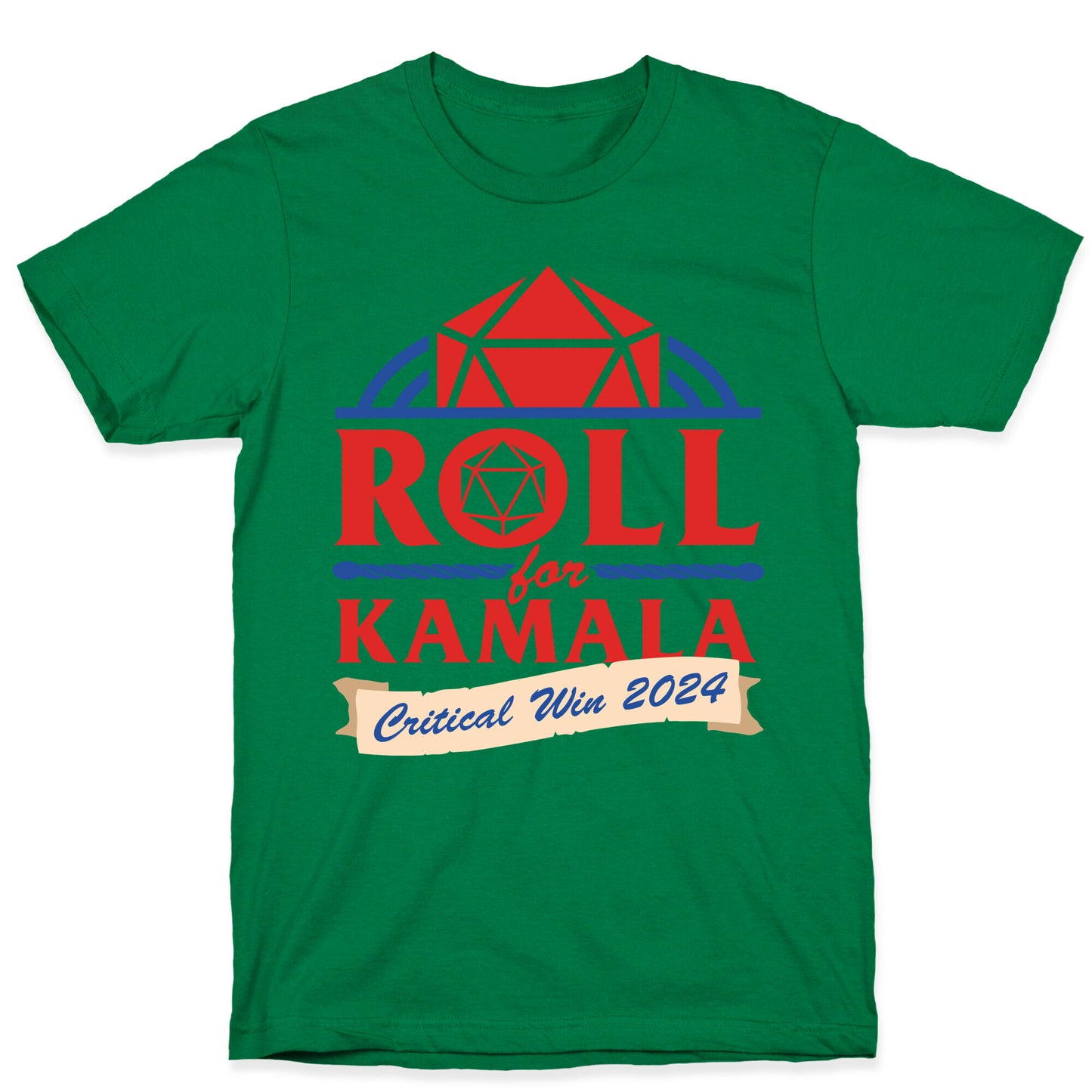 Roll for Kamala: Critical Win 2024 T-Shirt