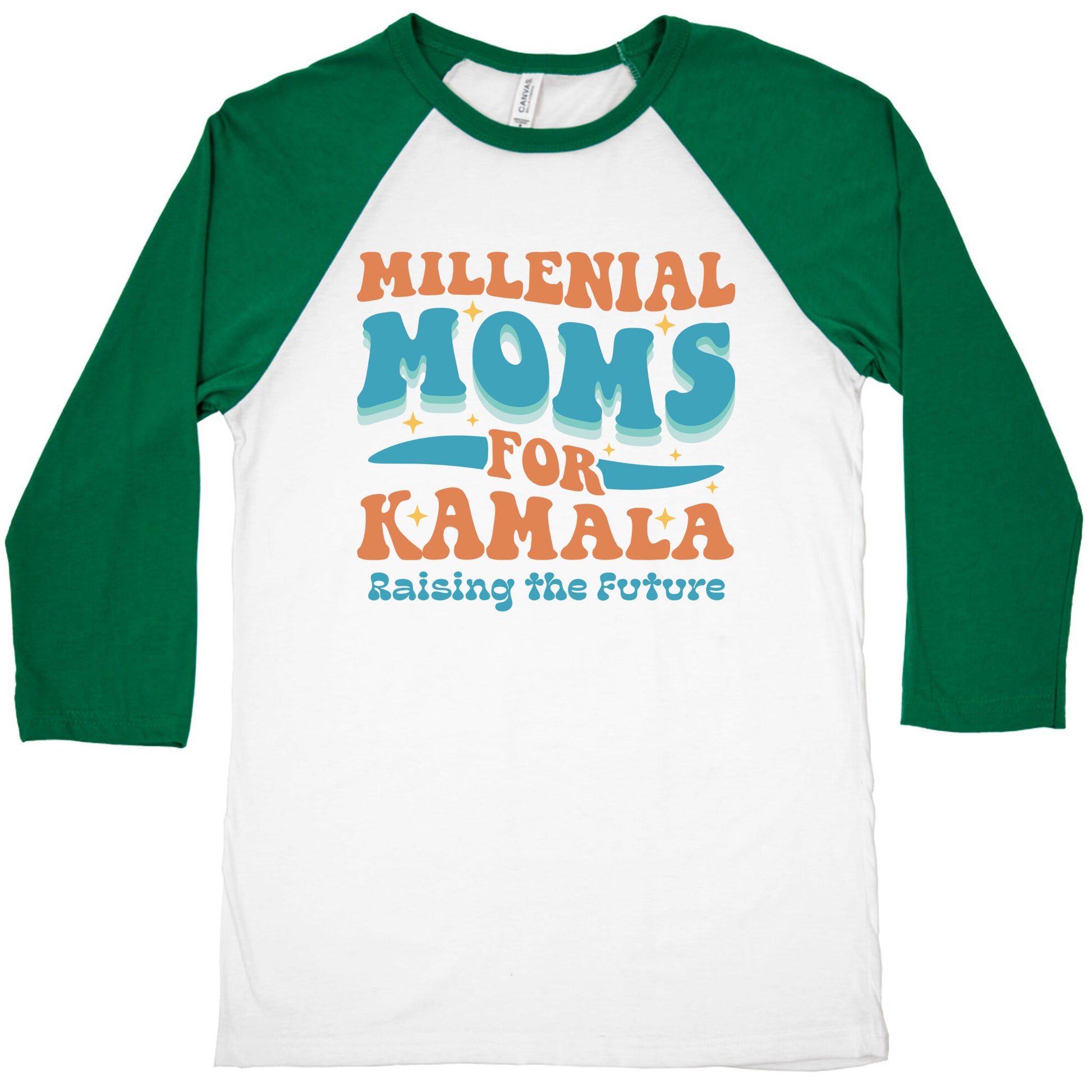 Millennial Moms for Kamala Baseball Tee