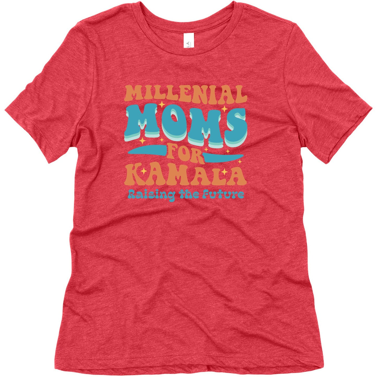 Millennial Moms for Kamala Womens Triblend Tee