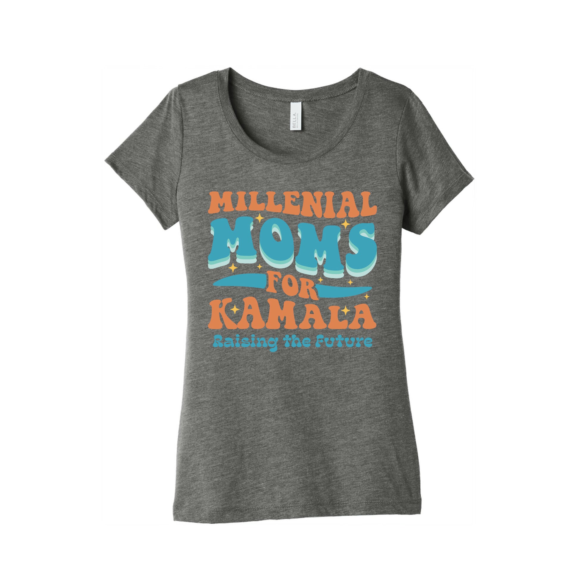 Millennial Moms for Kamala Womens Triblend Tee