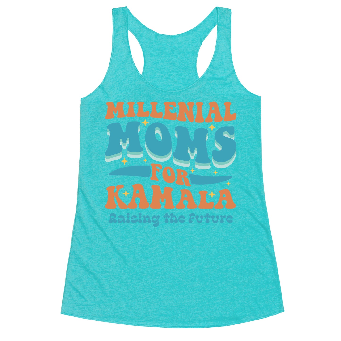 Millennial Moms for Kamala Racerback Tank