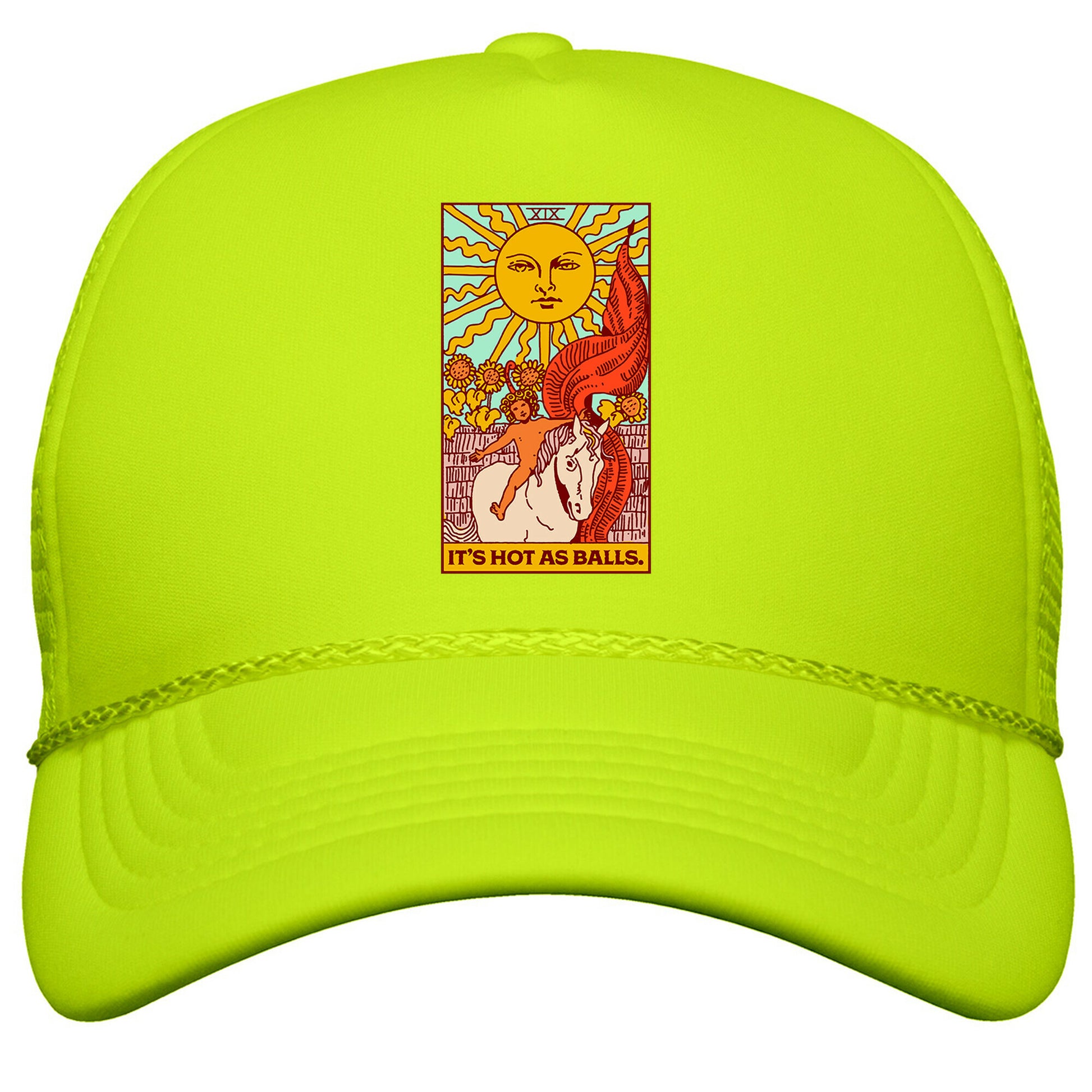Its Hot As Balls \(The Sun Tarot\) Snapback Trucker Hat
