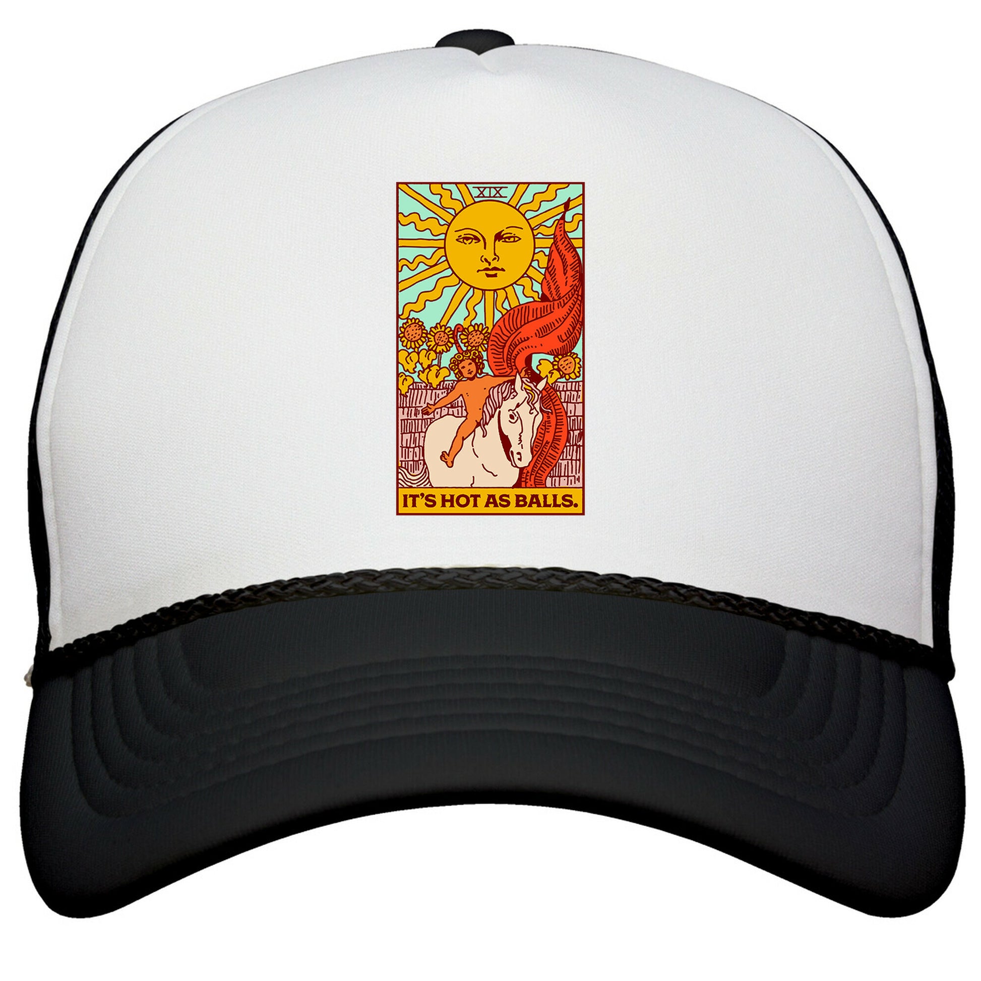 Its Hot As Balls \(The Sun Tarot\) Snapback Trucker Hat
