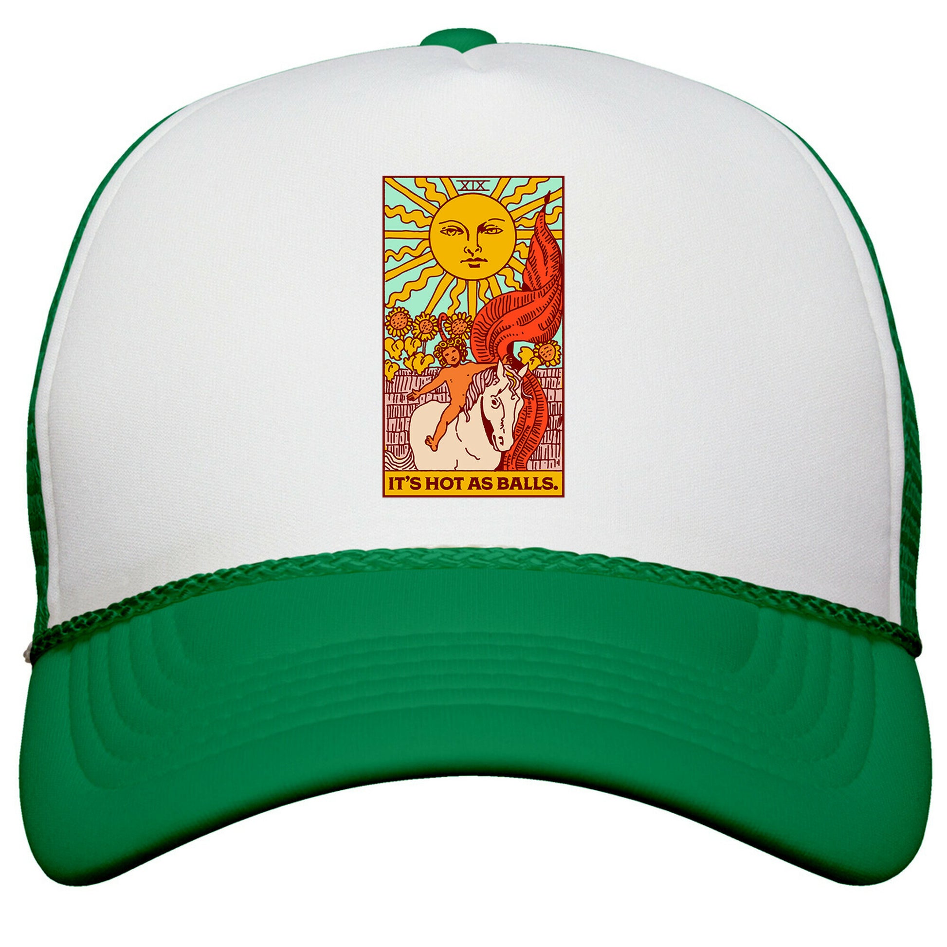 Its Hot As Balls \(The Sun Tarot\) Snapback Trucker Hat