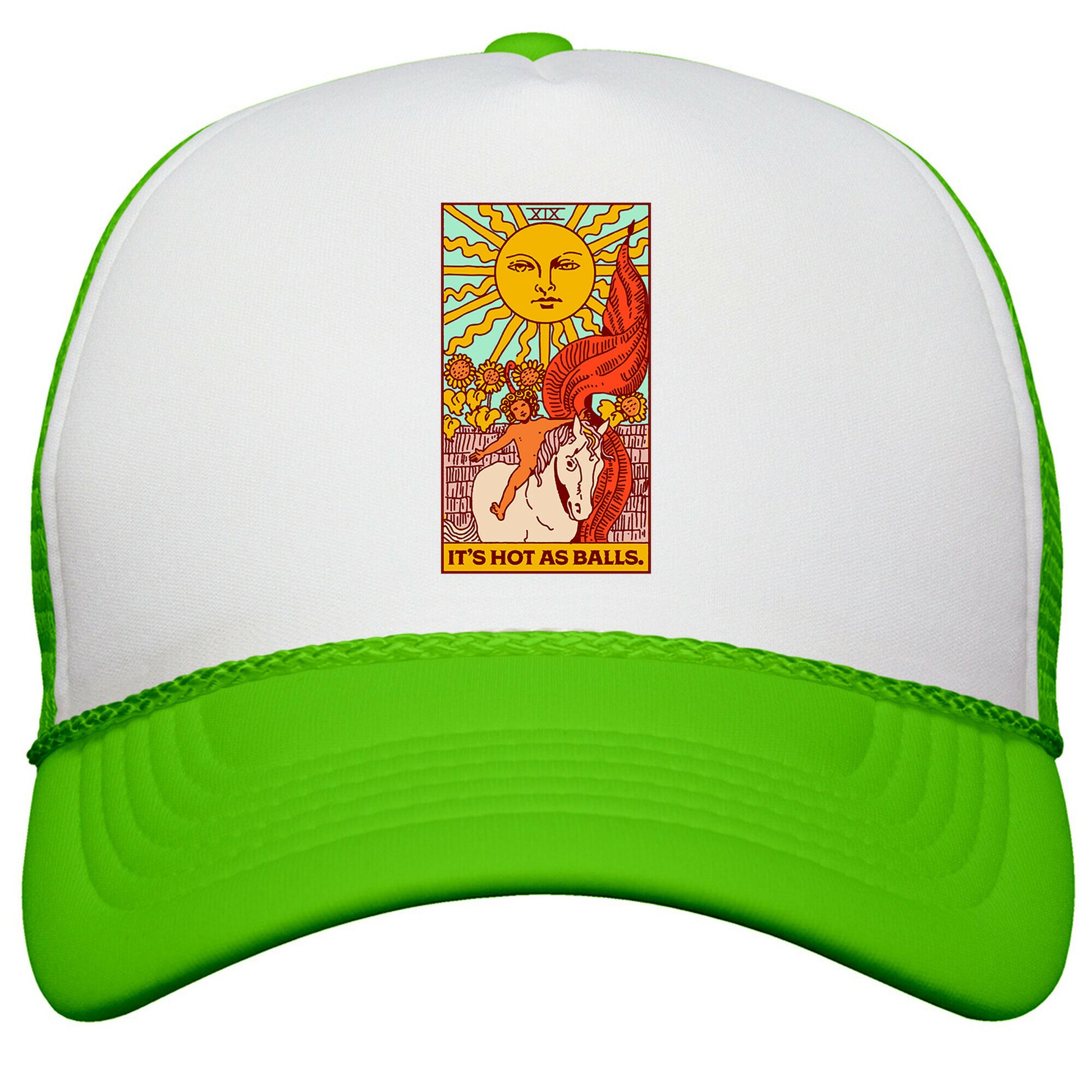 Its Hot As Balls \(The Sun Tarot\) Snapback Trucker Hat