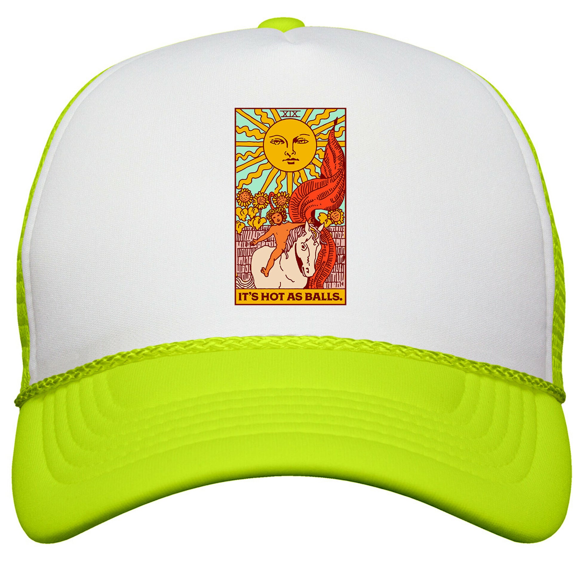 Its Hot As Balls \(The Sun Tarot\) Snapback Trucker Hat